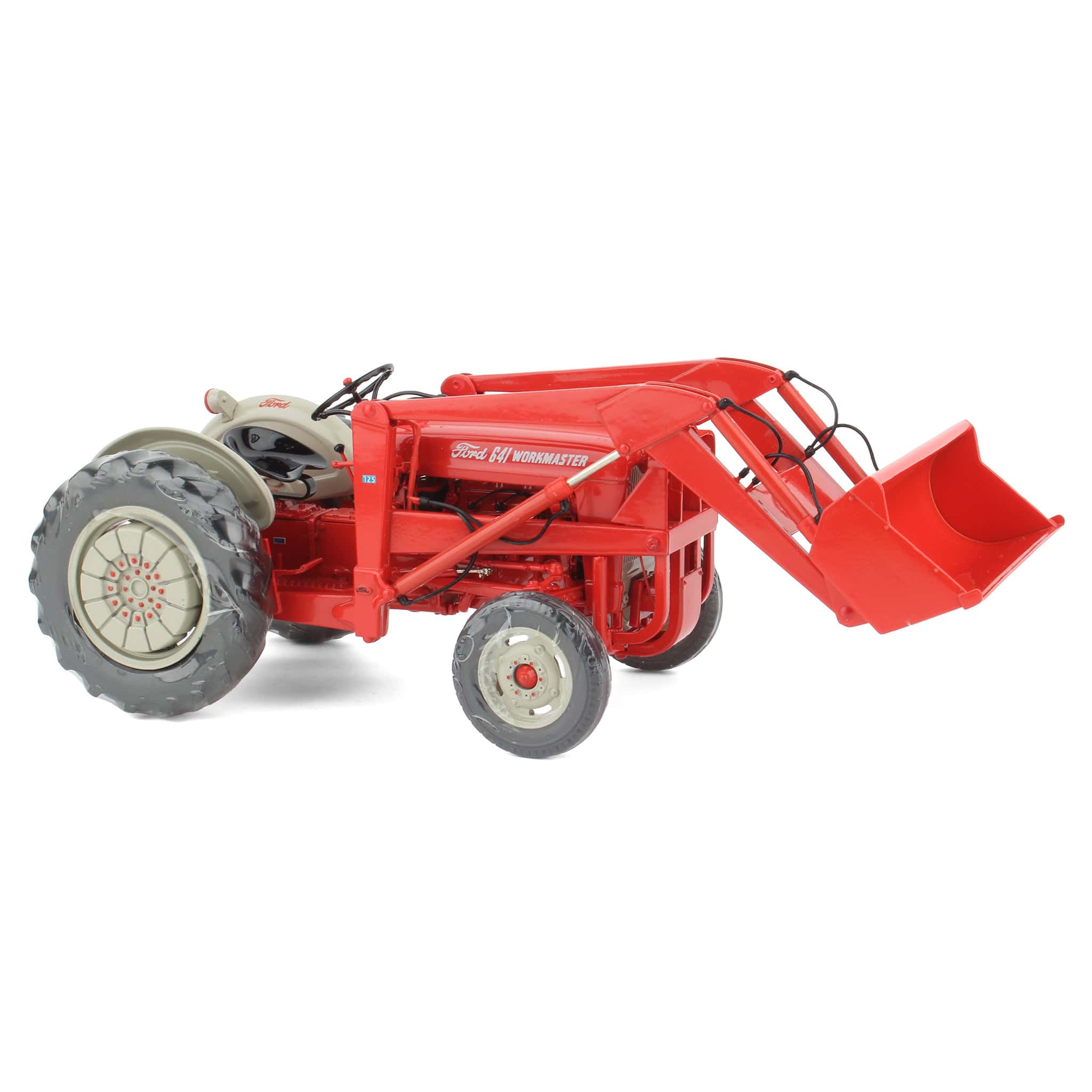1/16 1957 Ford 641 Workmaster Tractor with 725 Loader, Precision Series #6 by ERTL - LOOSE - Image 2