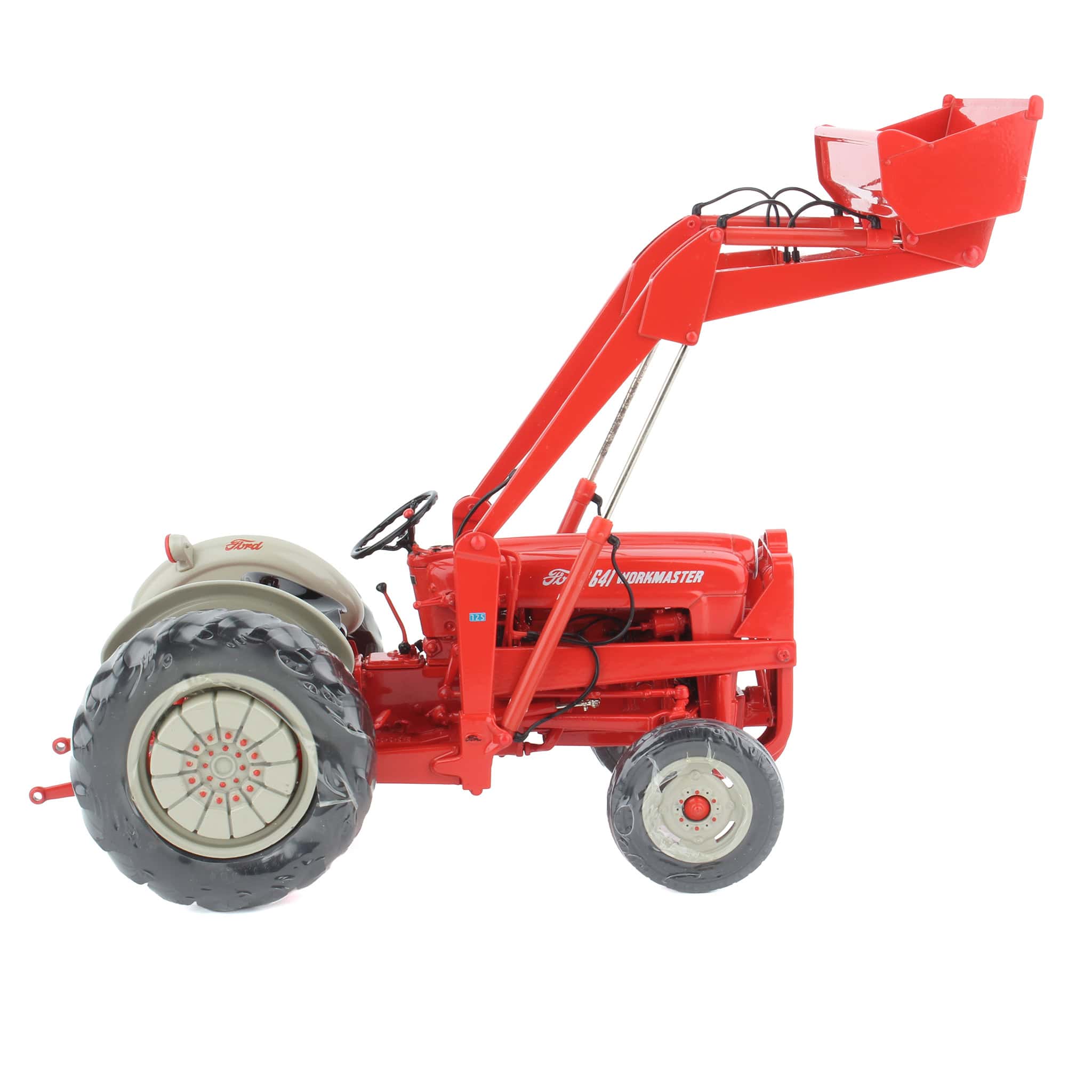 1/16 1957 Ford 641 Workmaster Tractor with 725 Loader, Precision Series #6 by ERTL - LOOSE - Image 4