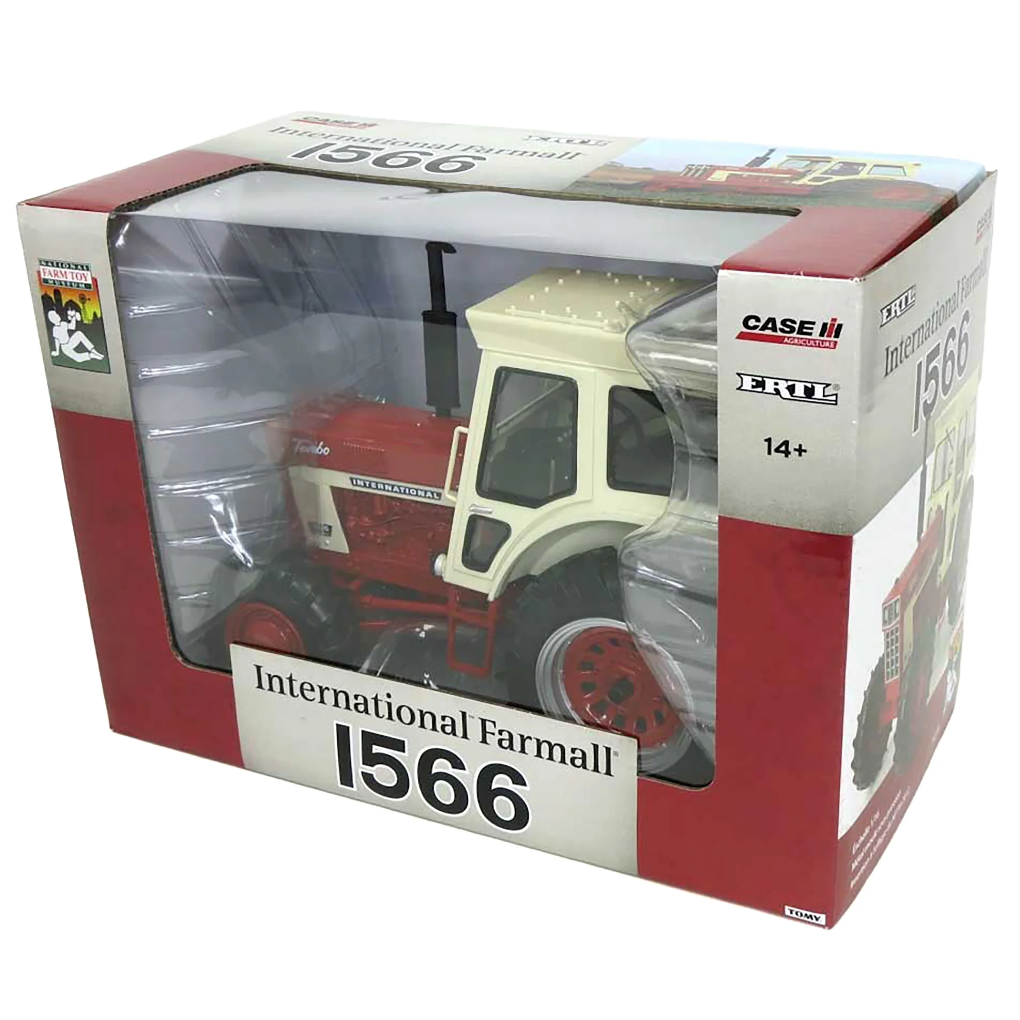 1/16 International Harvester 1566 Tractor with Cab & MFD by ERTL, 2012 National Farm Toy Museum - Image 2