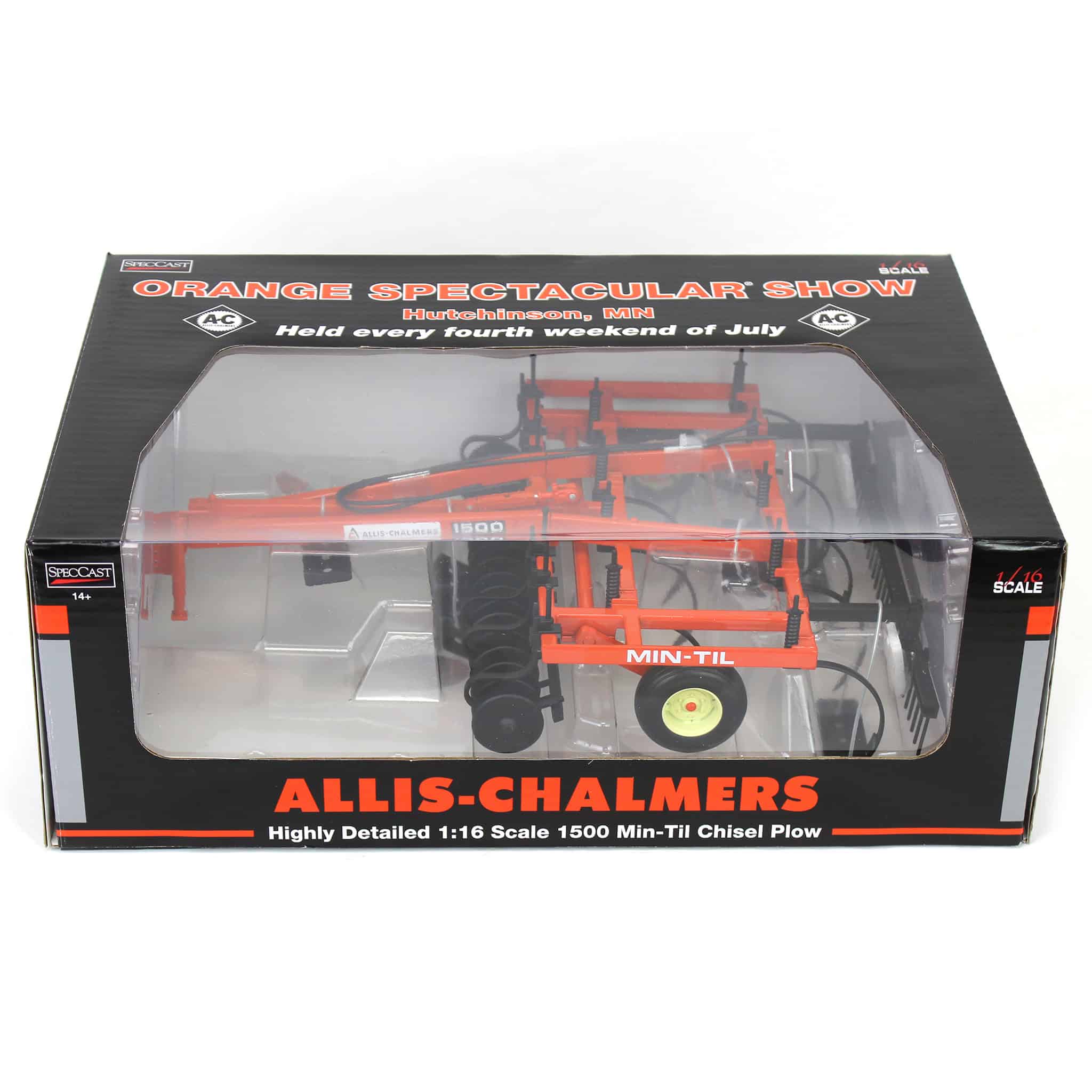 1/16 Allis Chalmers 1500 Min-Til Chisel Plow, 2024 Orange Spectacular Show - Image 8