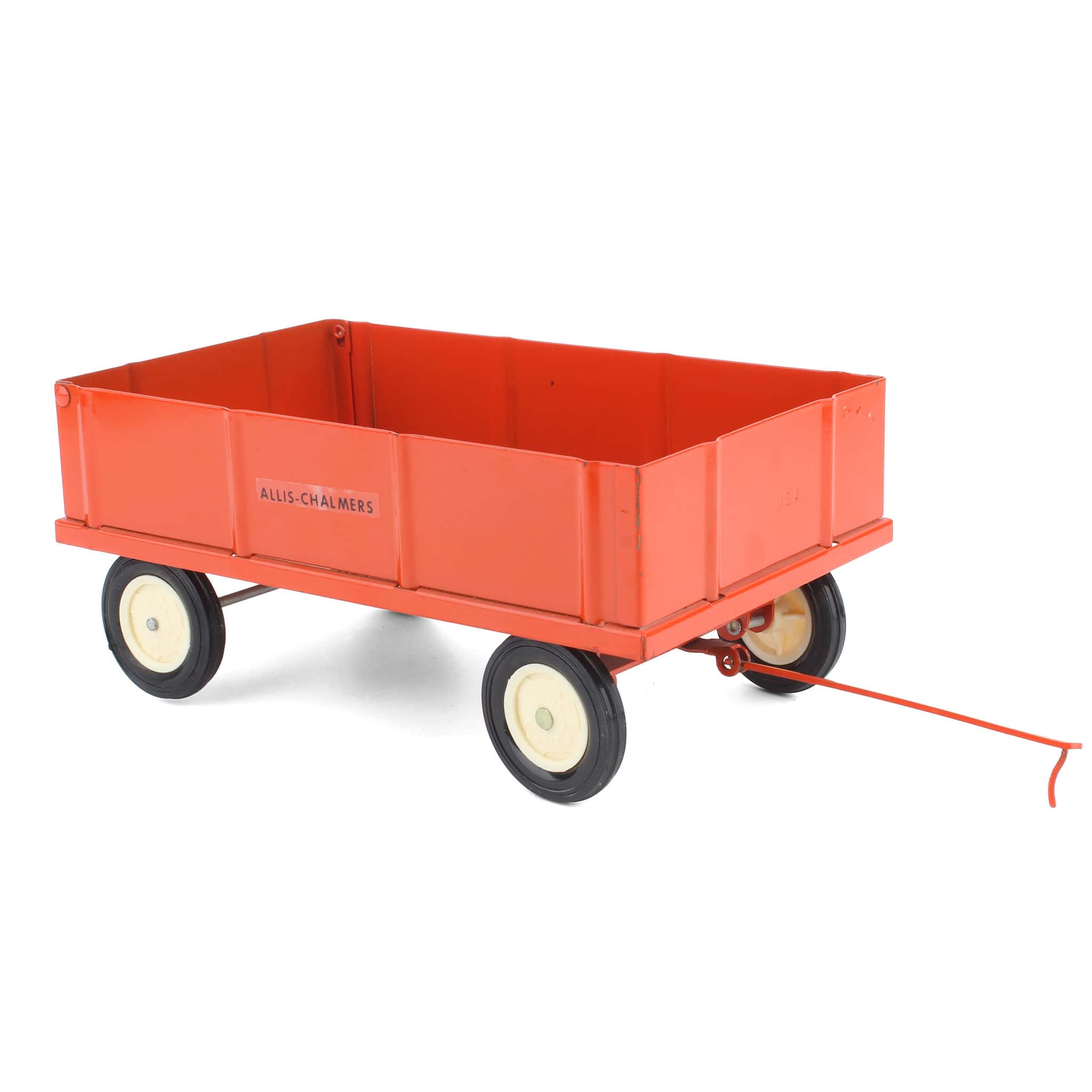 1/16 Allis Chalmers Barge Wagon with Smooth Sides and White Rims - LOOSE - Image 2