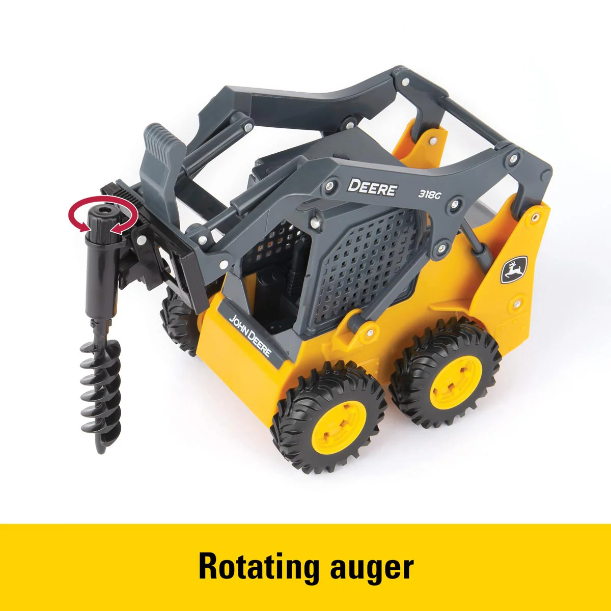 1/16 Big Farm John Deere 318G Skid Steer Set with Attachments - Image 2