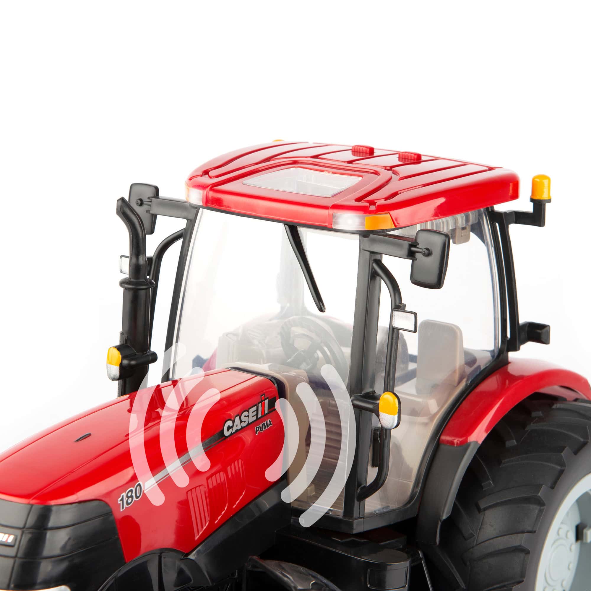 1/16 Case IH Puma 180 Tractor & Red J&M 875 Grain Cart Set, ERTL Big Farm - Image 2
