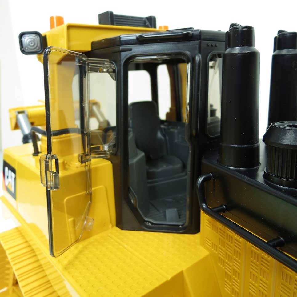 1/16 Caterpillar Large Track Type Bulldozer by Bruder & Hard Hat - Image 5