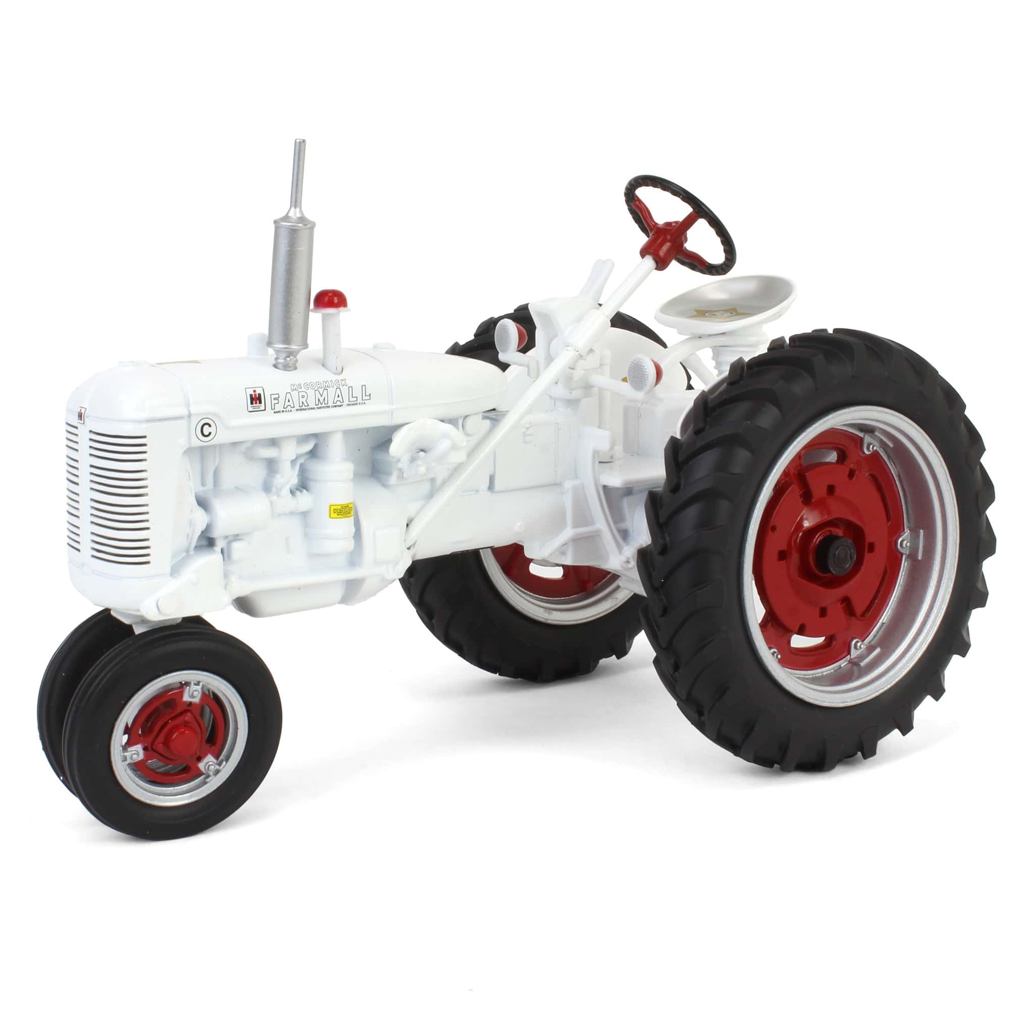 1/16 Farmall C White Demonstrator Tractor by ERTL, 75th Anniversary