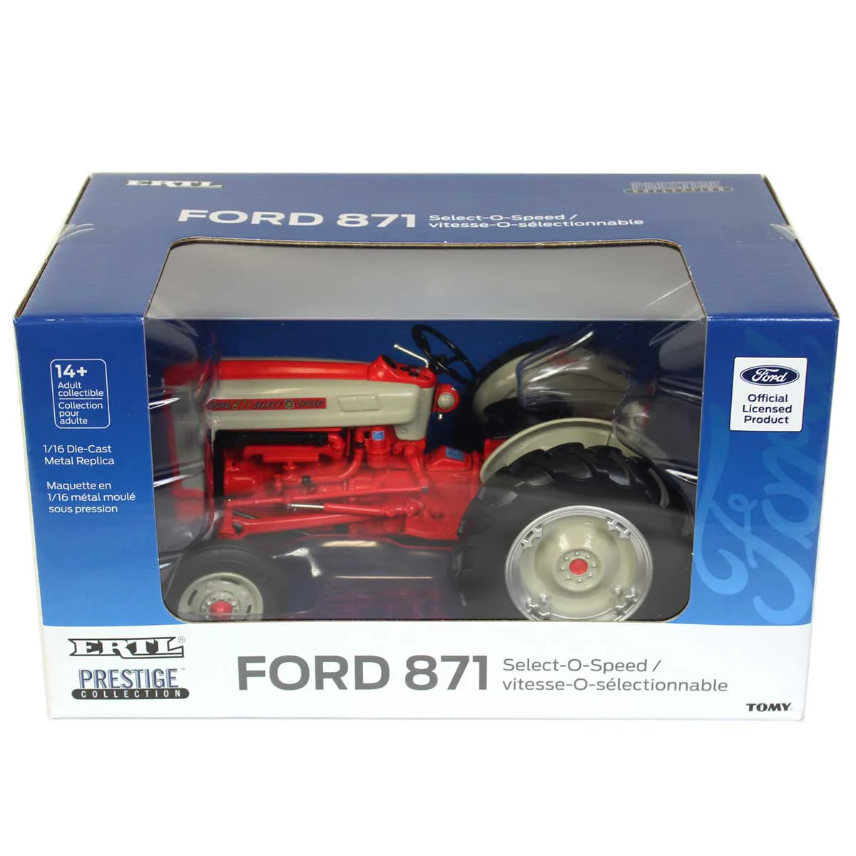 1/16 Ford 871 Select-O-Speed Tractor with Wide Front, ERTL Prestige Collection - Image 8