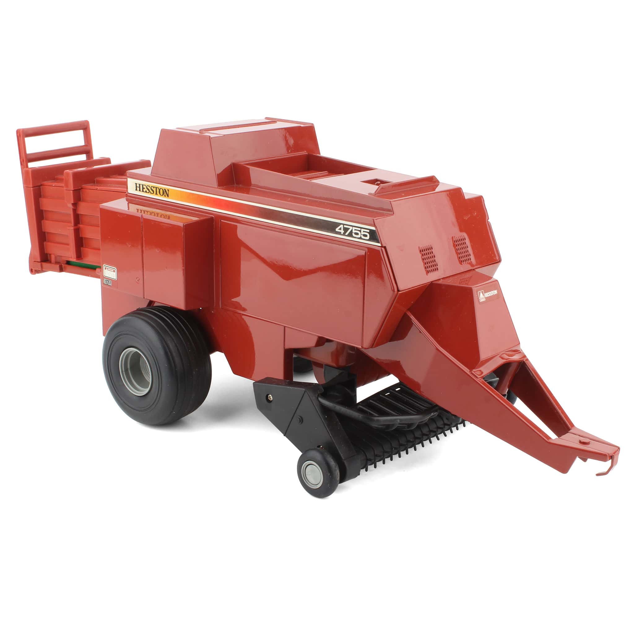 1/16 Hesston 4755 Large Rectangular Baler with Bale by ERTL - LOOSE - Image 2