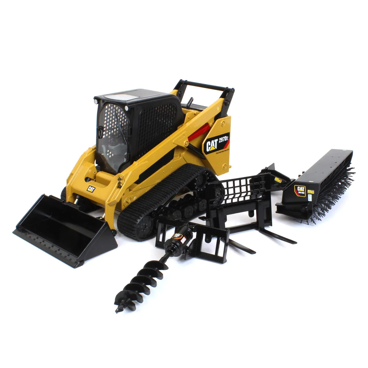 1/16 High Detail Caterpillar 297D2 Multi-Terrain and 272D2 Skid Steer Loader - Image 3