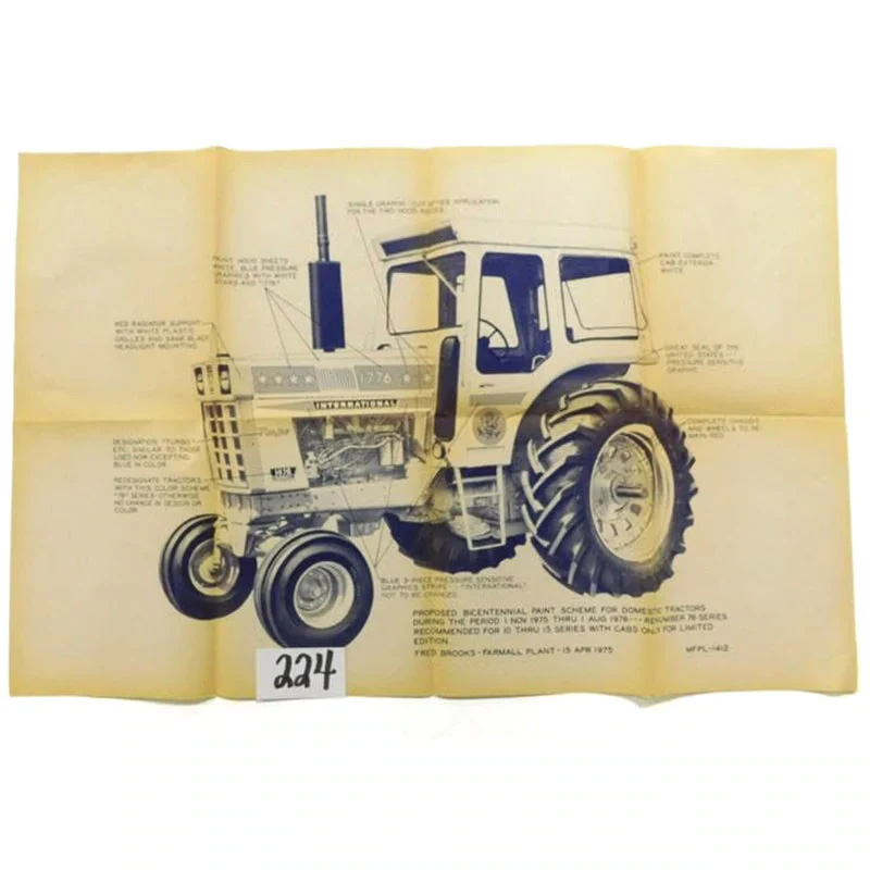 1/16 International Harvester 1476 Stars & Stripes 1776 Tractor by ERTL, USA 250 - Image 2