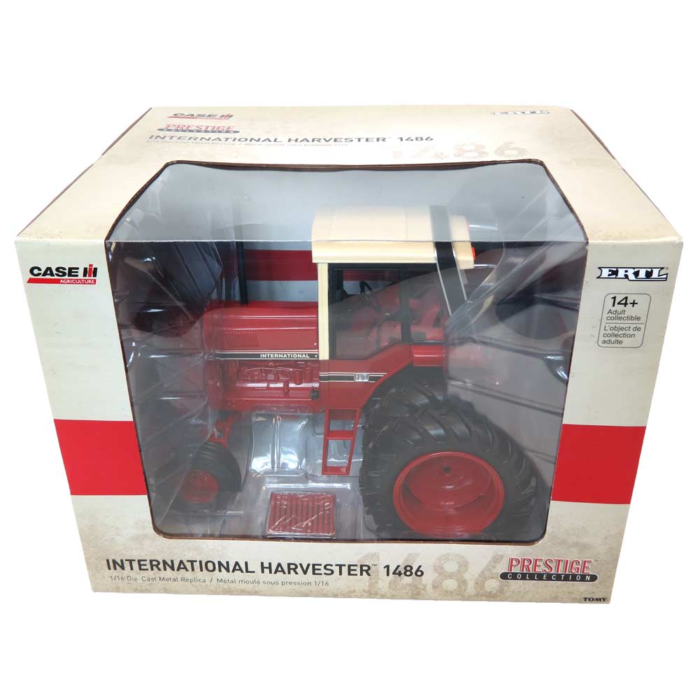1/16 International Harvester 1486 Tri-Stripe Tractor with Duals, ERTL Prestige Collection - Image 6
