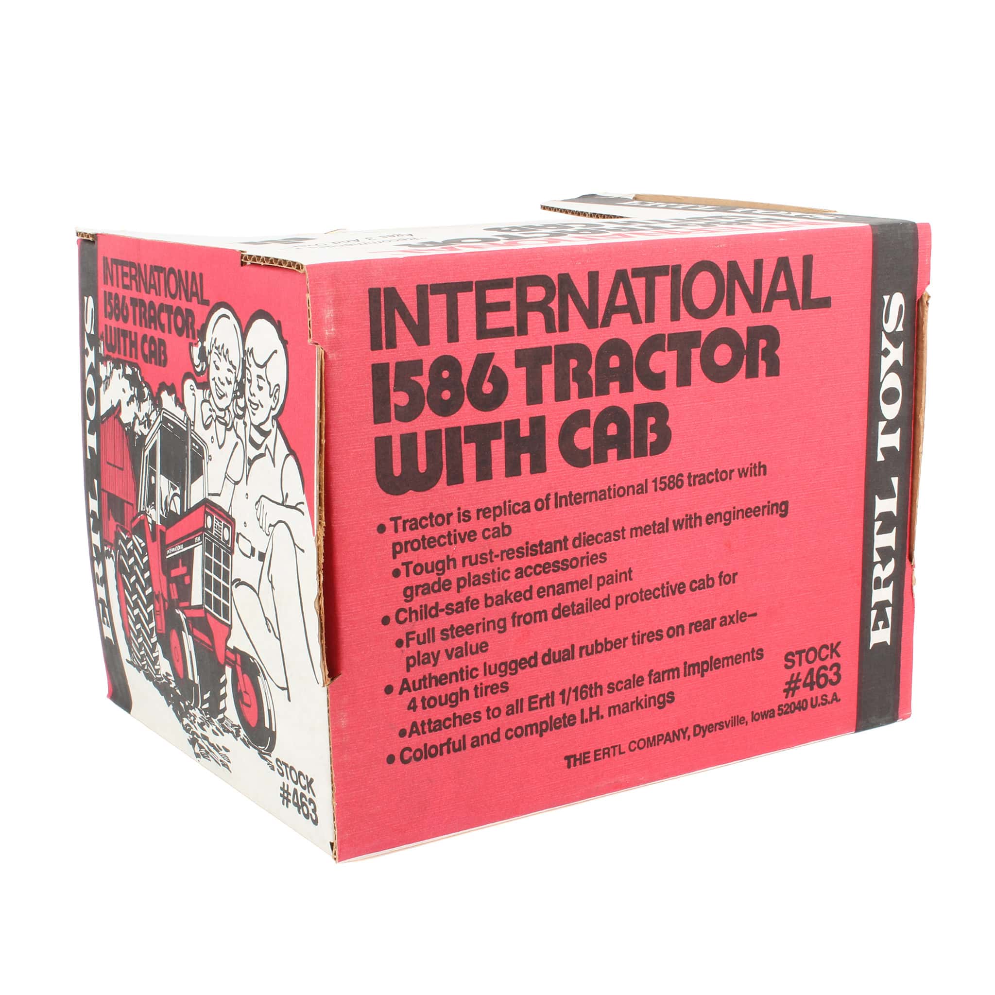 1/16 International Harvester 1586 Tractor with Cab & Duals by ERTL - Image 2