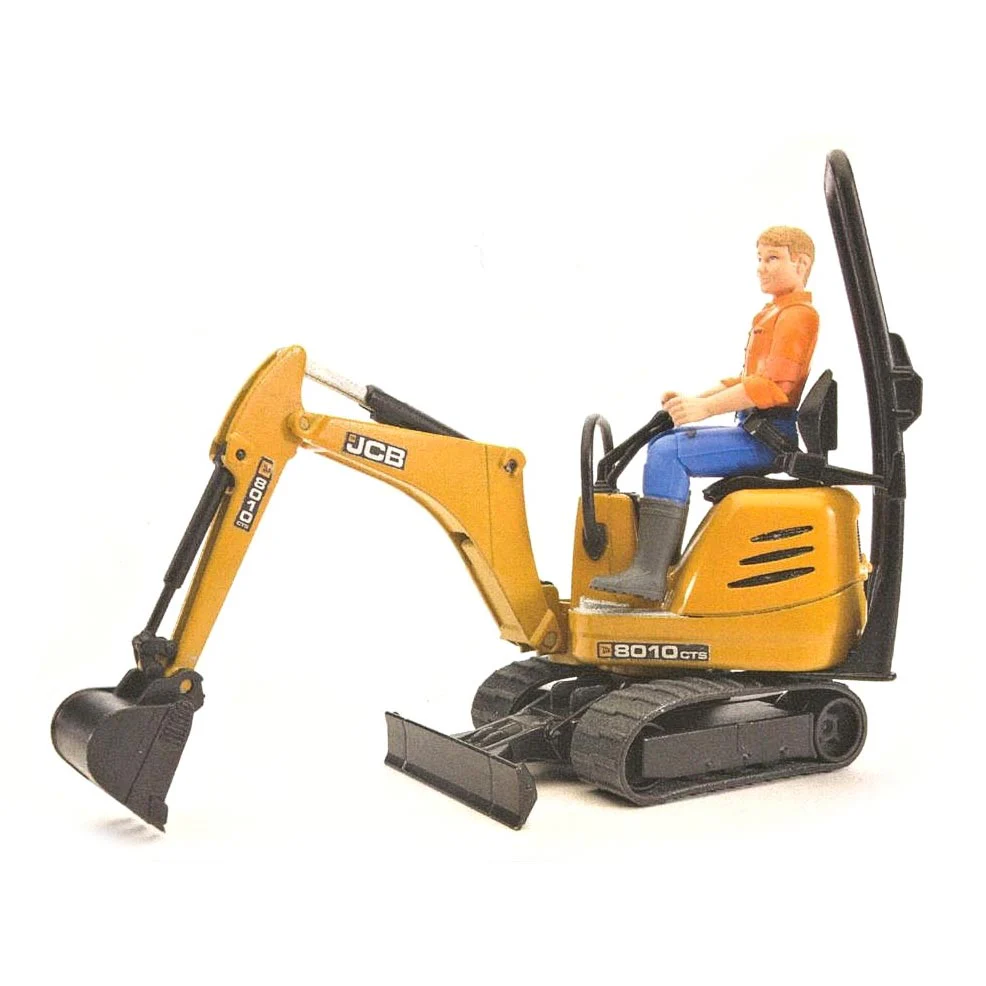 1/16 JCB 8010 CTS Mini Excavator with Construction Worker by Bruder