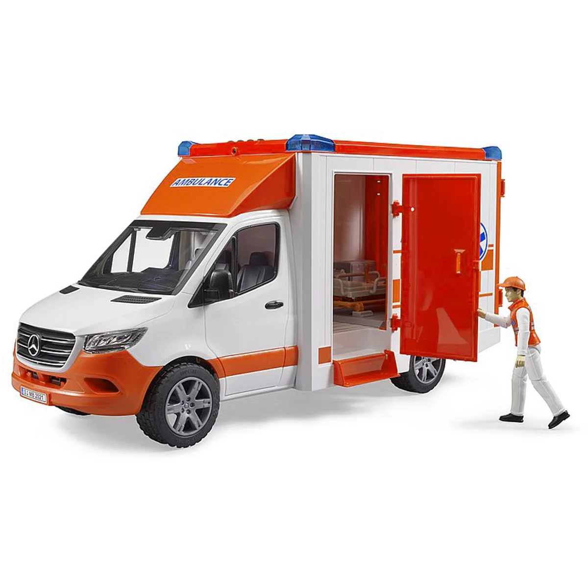 1/16 Mercedes-Benz Sprinter Ambulance with Driver by Bruder - Image 4