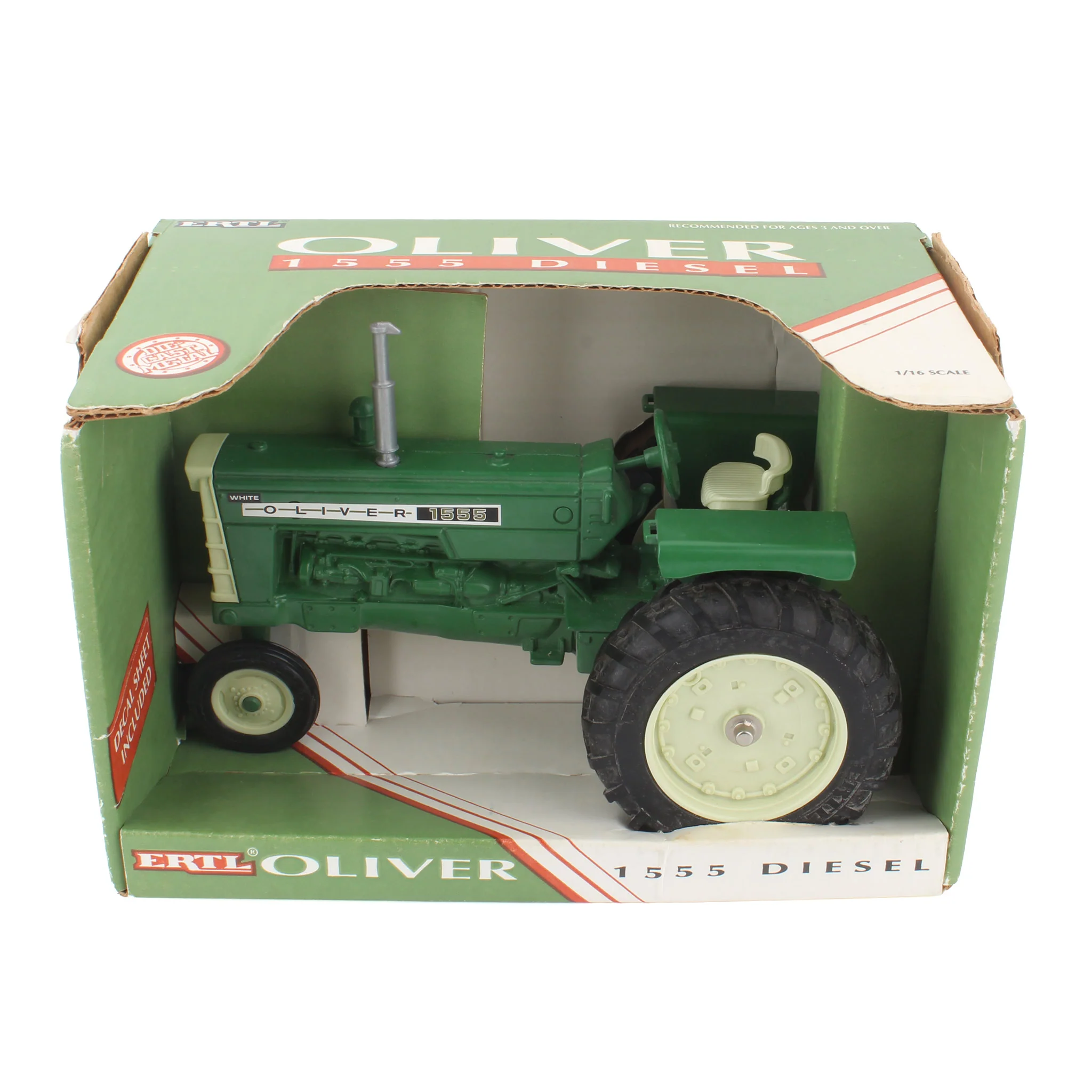 1/16 Oliver 1555 Diesel Tractor with Narrow Front by ERTL