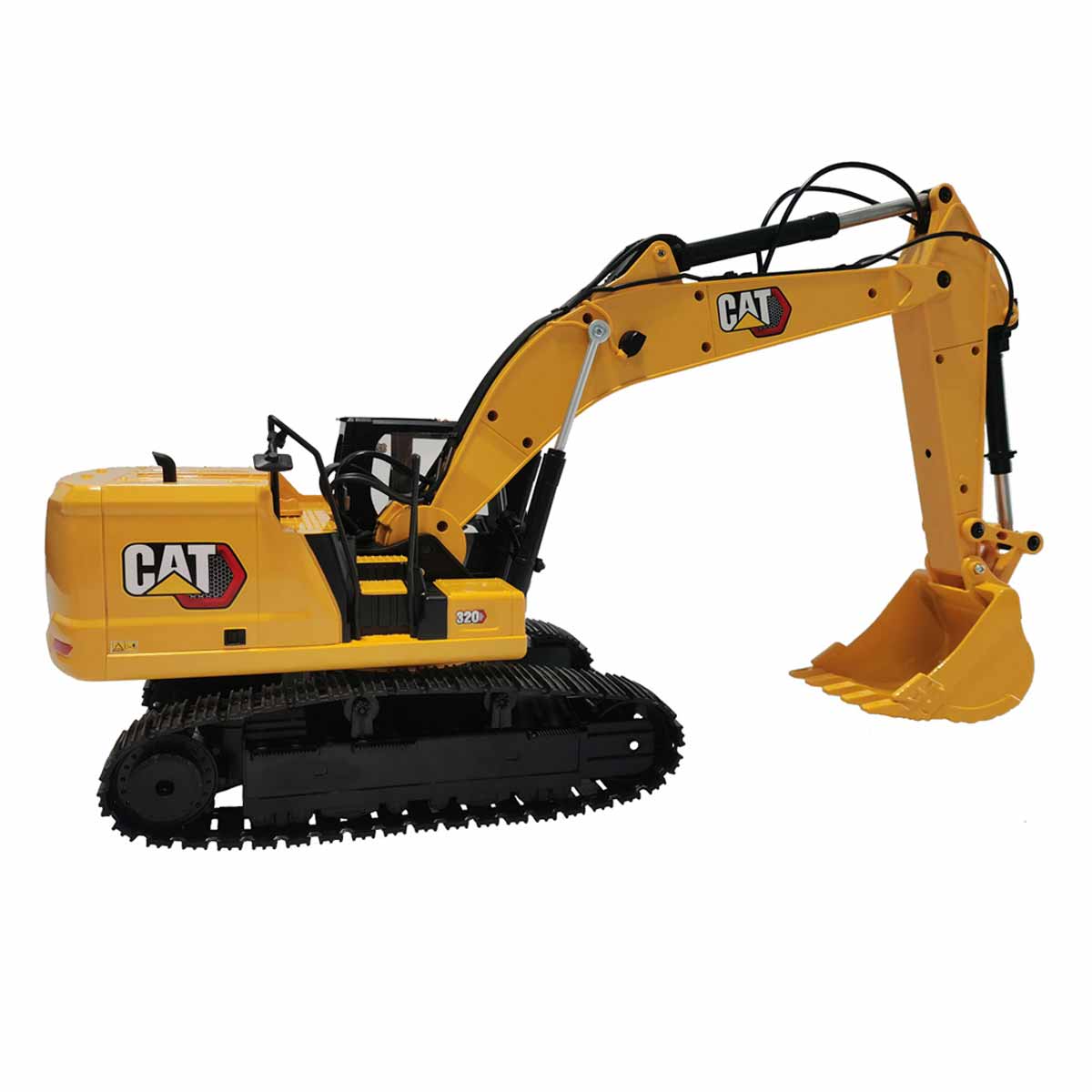 1/16 Radio Control Caterpillar 320 Excavator with Bucket, Grapple and Hammer - Image 2