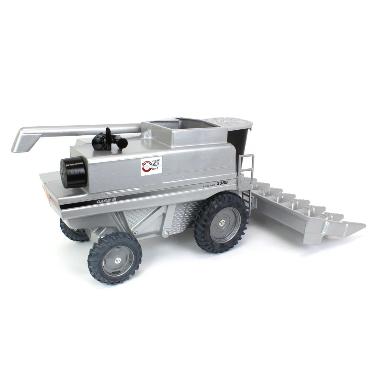 1/16 Silver Case IH 2388 Combine with Corn Head by Scale Models, St. Louis, MO November 2001 - Image 3