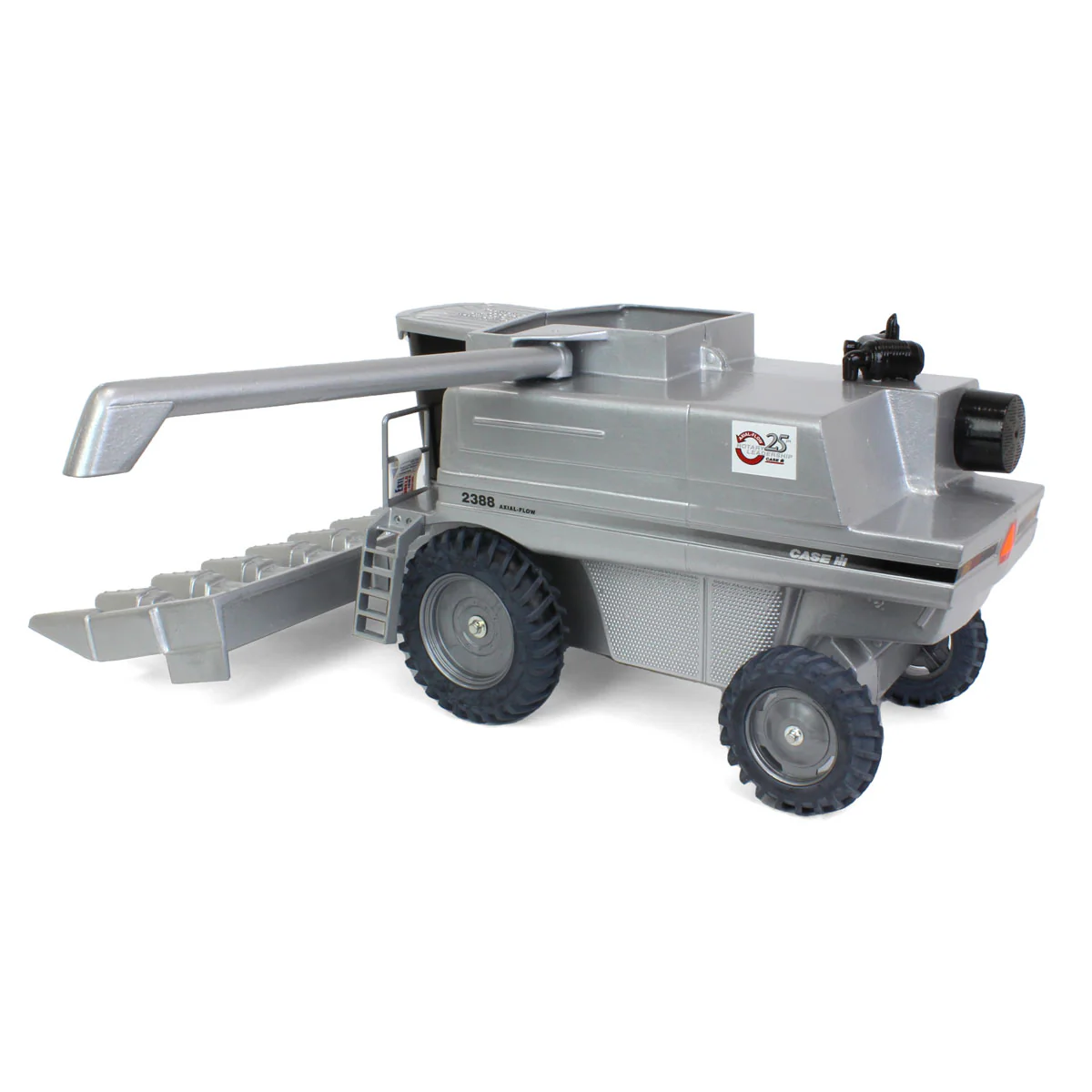 1/16 Silver Case IH 2388 Combine with Corn Head by Scale Models, St. Louis, MO November 2001 - Image 4