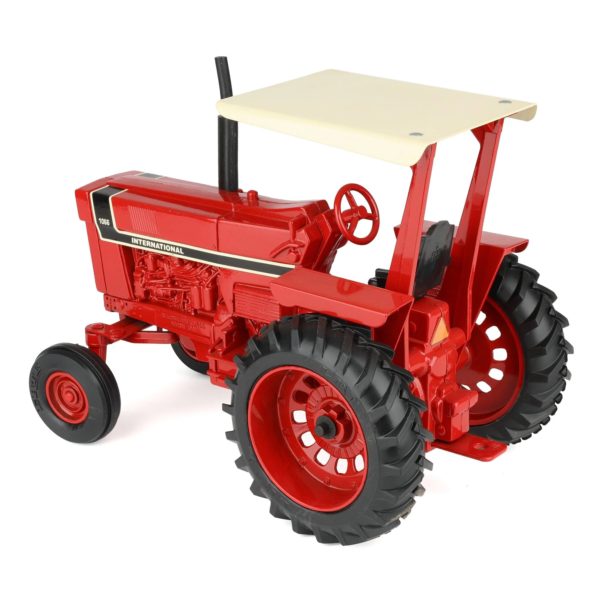 1/16 Special Edition International Harvester Tractor 1066 Black Stripe with Canopy & ROPS by ERTL - Image 4