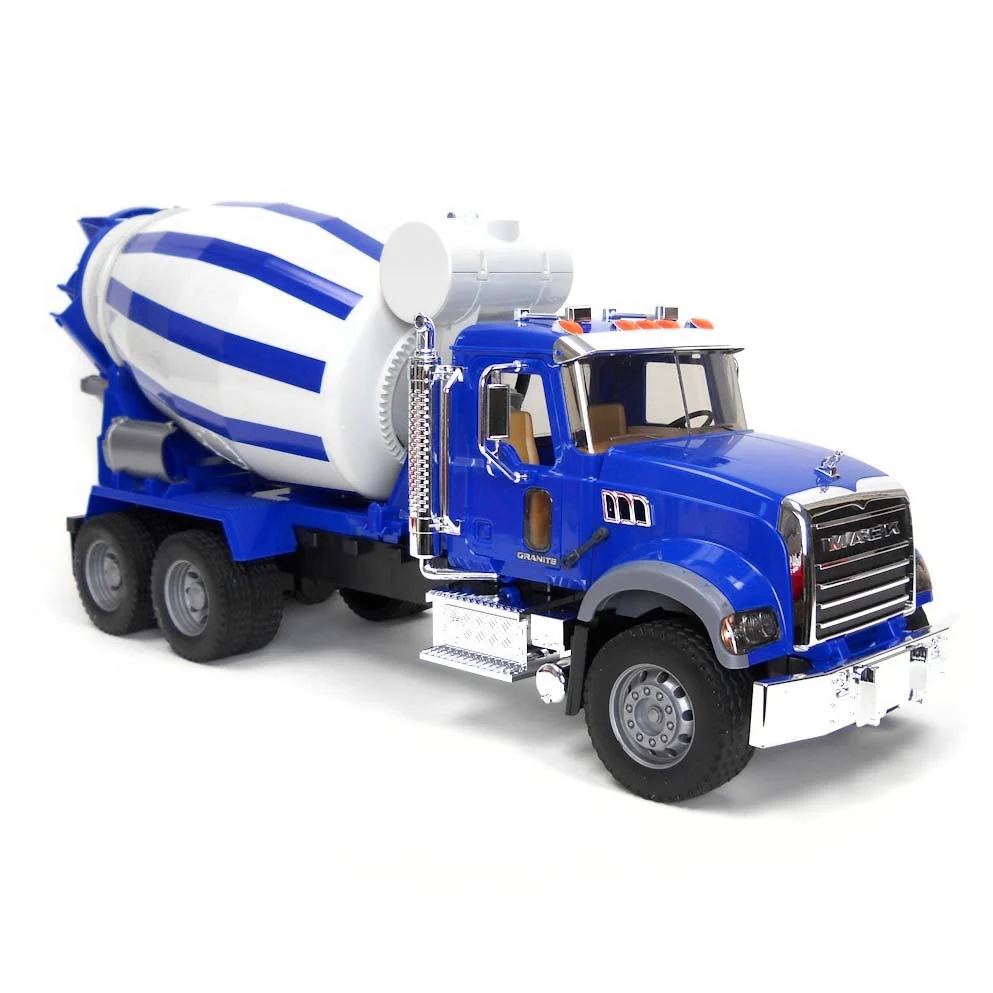 1/16th MACK Granite Cement Mixer & Hard Hat by Bruder - Image 2