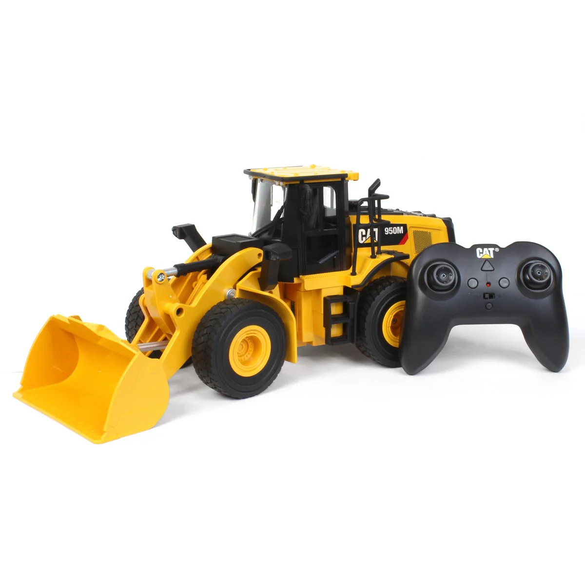 1/24 Radio Control Caterpillar 950M Wheel Loader, Made of Durable Plastic