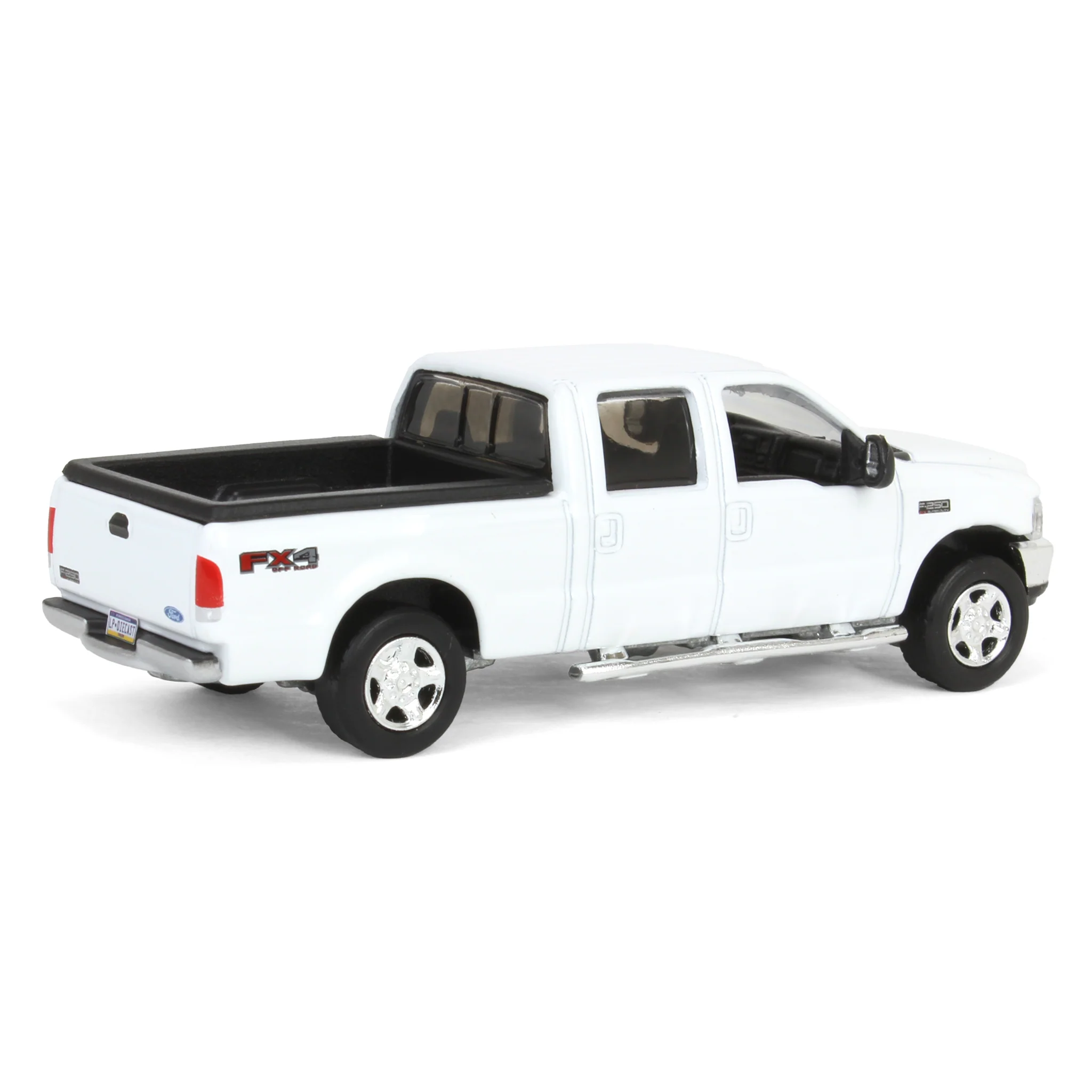 1/64 2004 Ford F-250 Super Duty Crew Cab Pickup Truck, Winter White, LP Diecast Garage Exclusive - Image 3