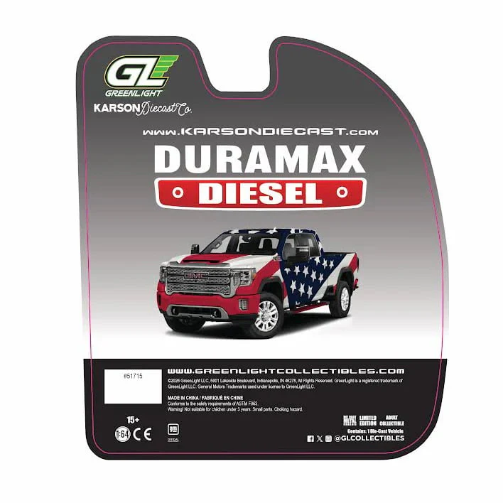 1/64 2022 GMC Sierra Denali 2500HD, Stars & Stripes USA 250, Dealer Exclusive - Image 9
