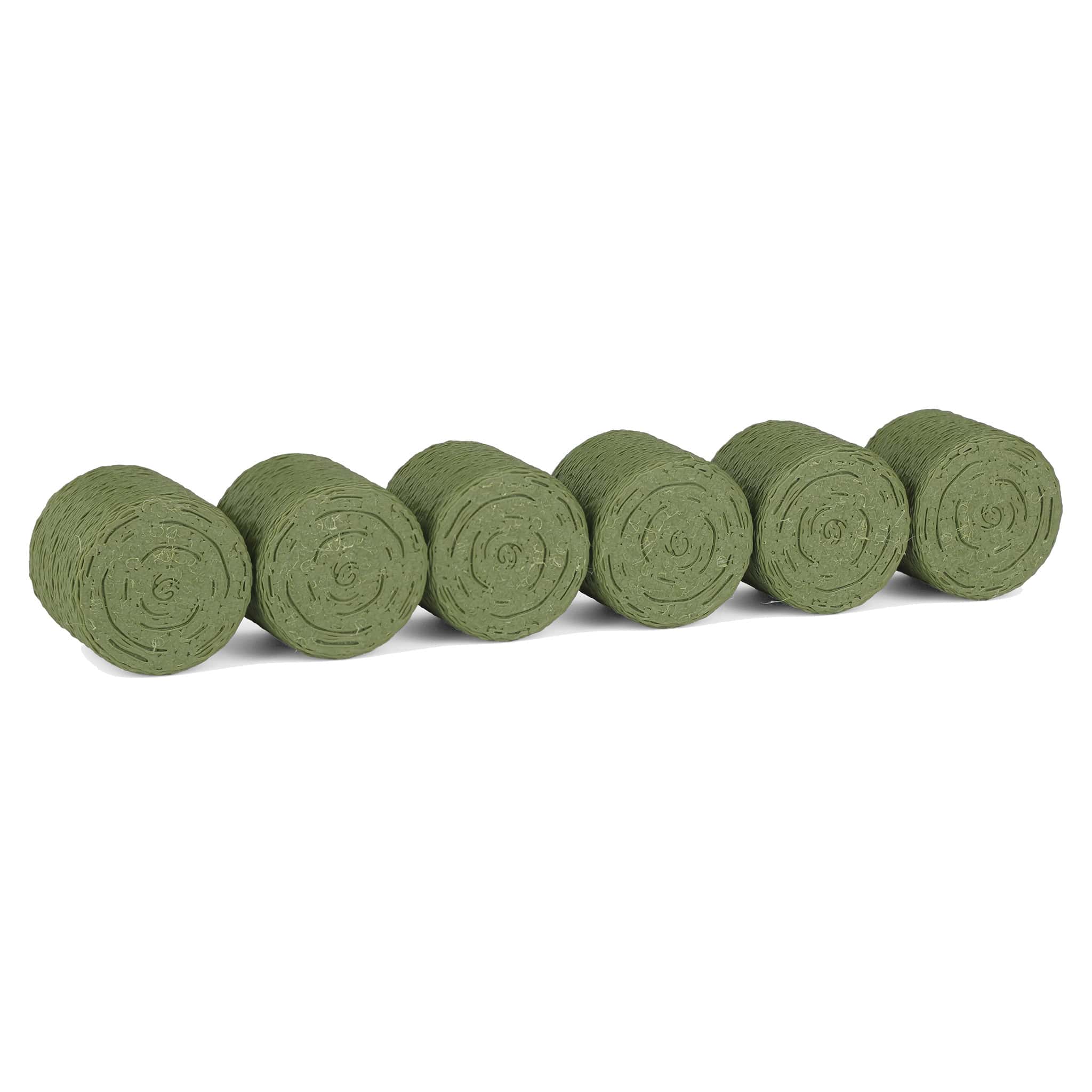 1/64 Round Hay Bales 6-Pack by REVD Toys, 3D Printed