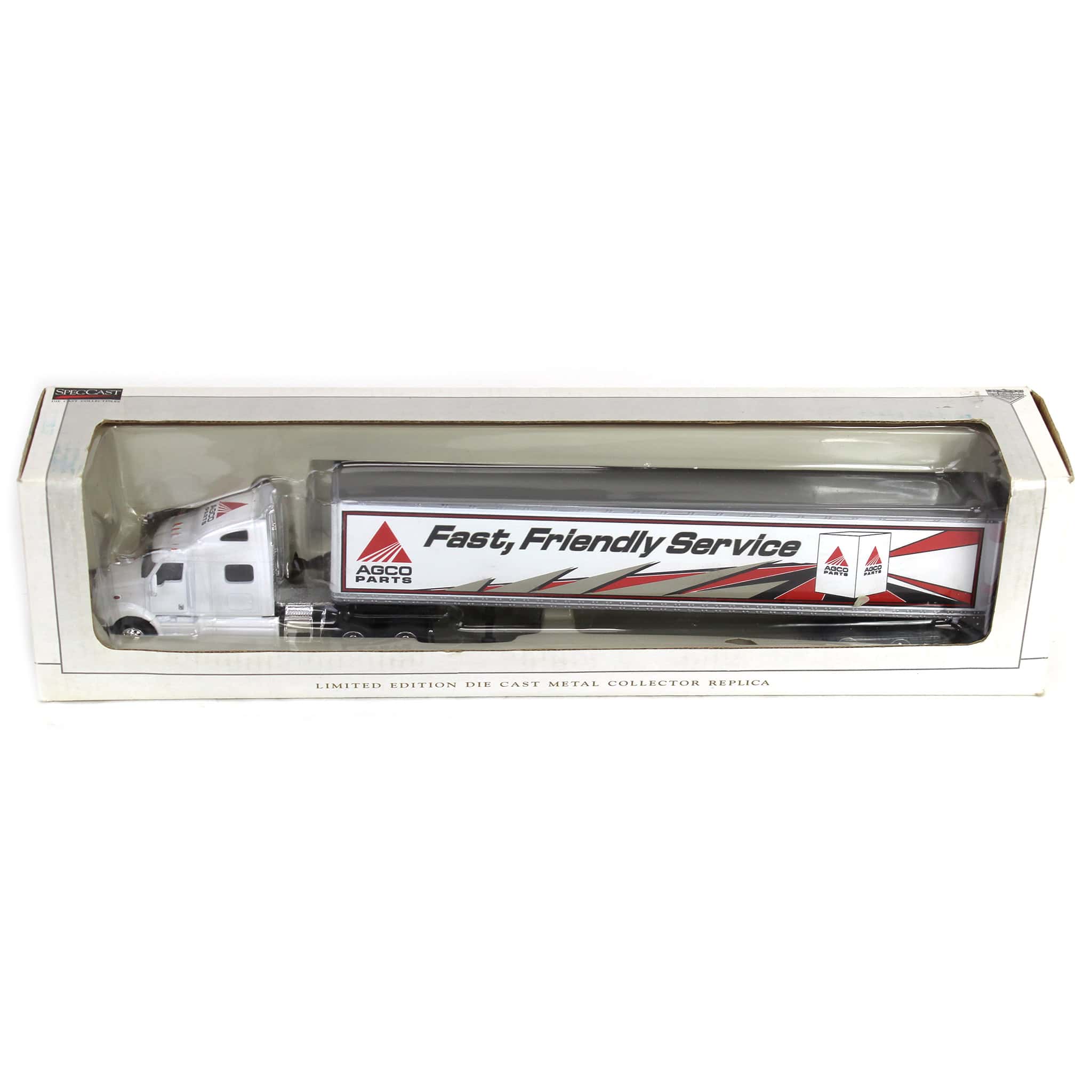 1/64 Peterbilt 387 Agco Parts Semi with Box Trailer