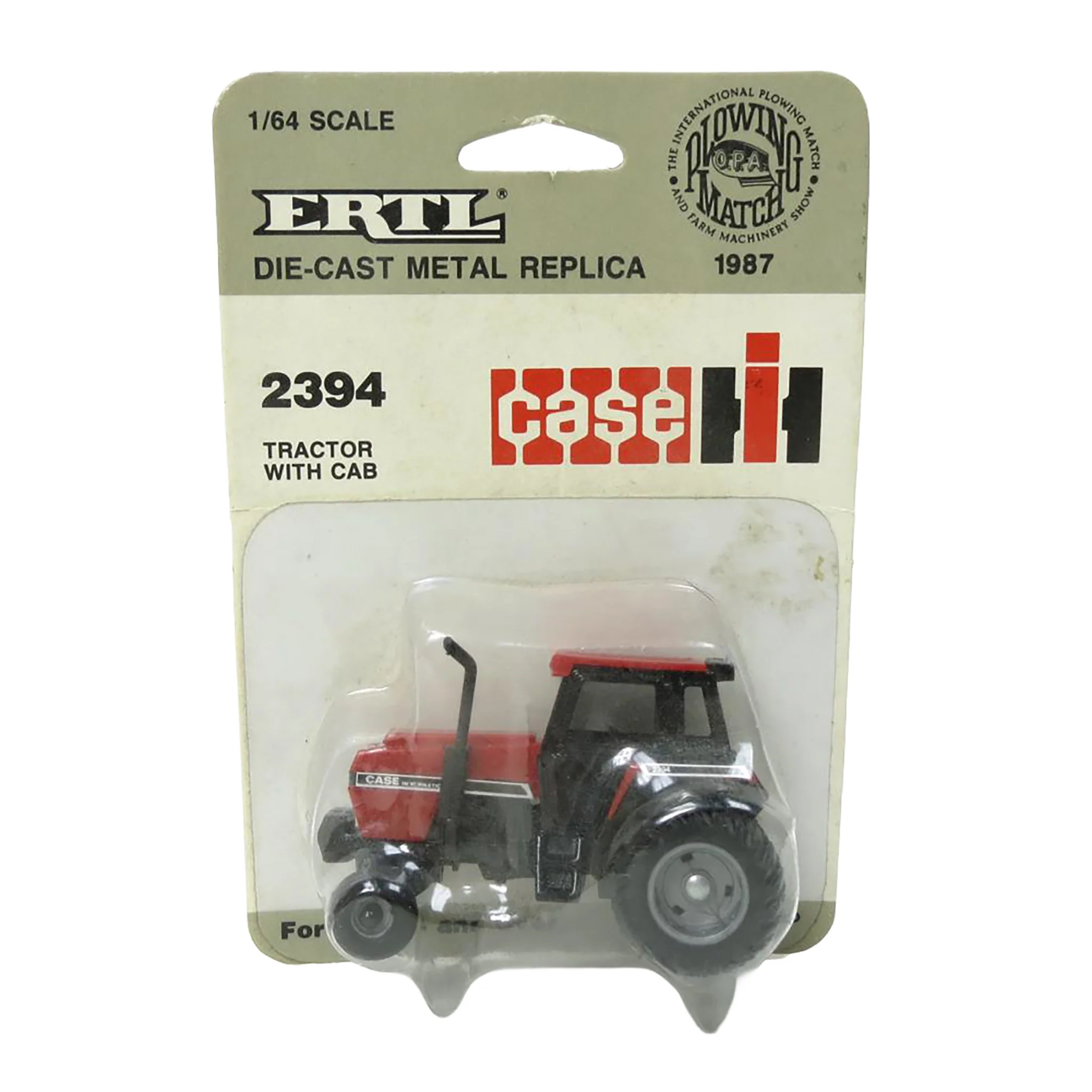 1/64 Case IH 2394 2WD Tractor with Cab by ERTL, 1987 Plowing Match Edition