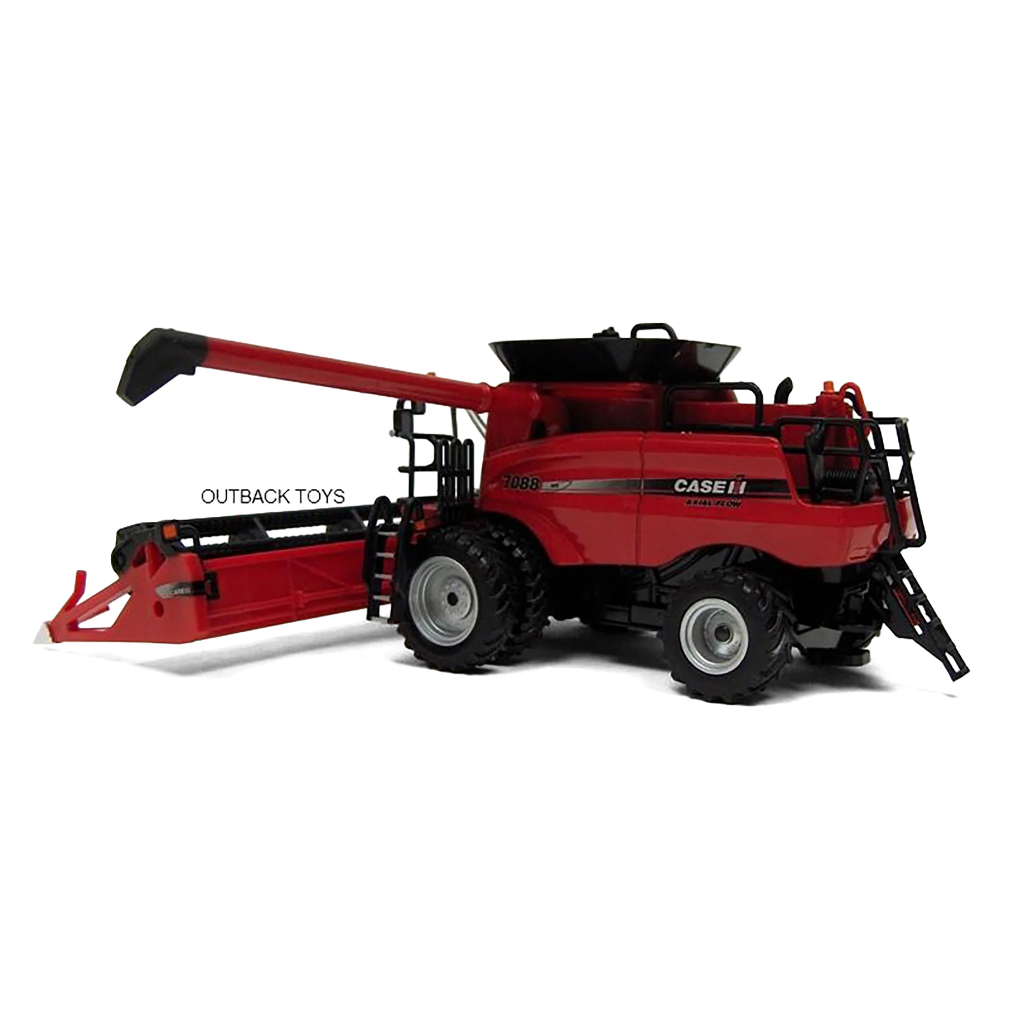 1/64 Case IH 7088 Combine with Duals & Two Heads, ERTL Precision Authentics #1 - Image 2