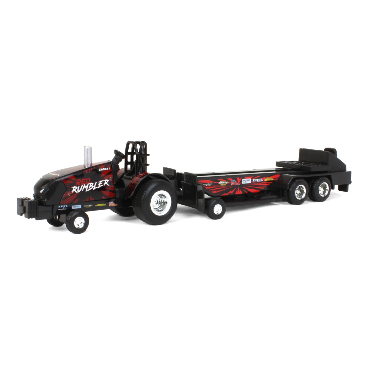 1/64 Case IH Magnum "Red Rumbler" Pulling Tractor with Pulling Sled