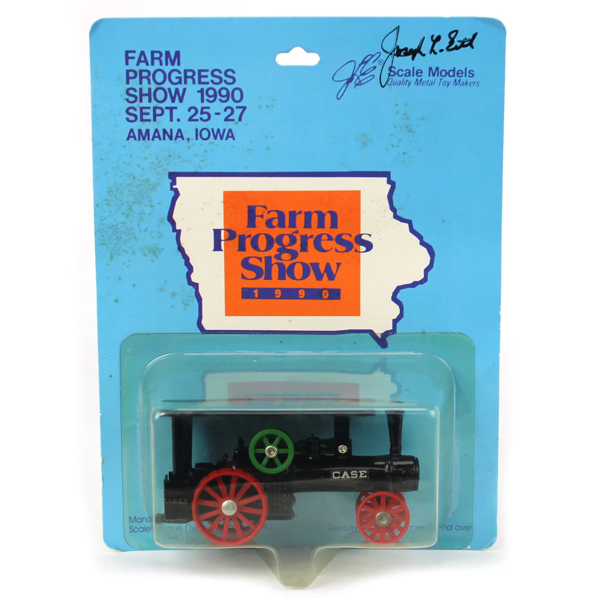 1/64 Case Steam Tractor with Canopy by Scale Models, 1990 Farm Progress Show
