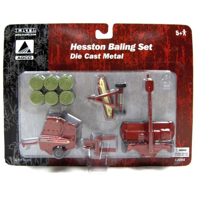1/64 Hesston Baling & Haying Set by ERTL
