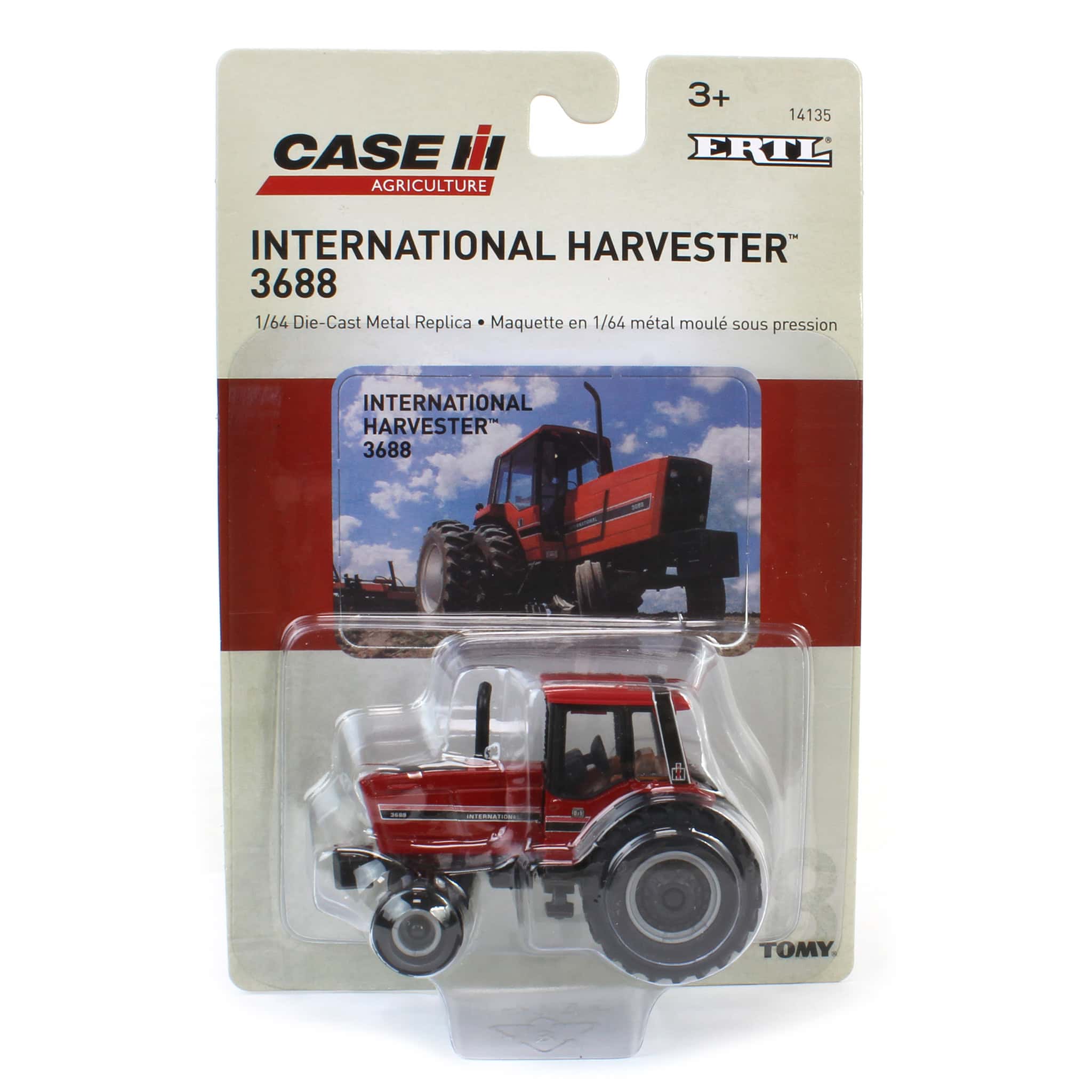 1/64 International Harvester 3688 Tractor with Cab by ERTL - Image 5