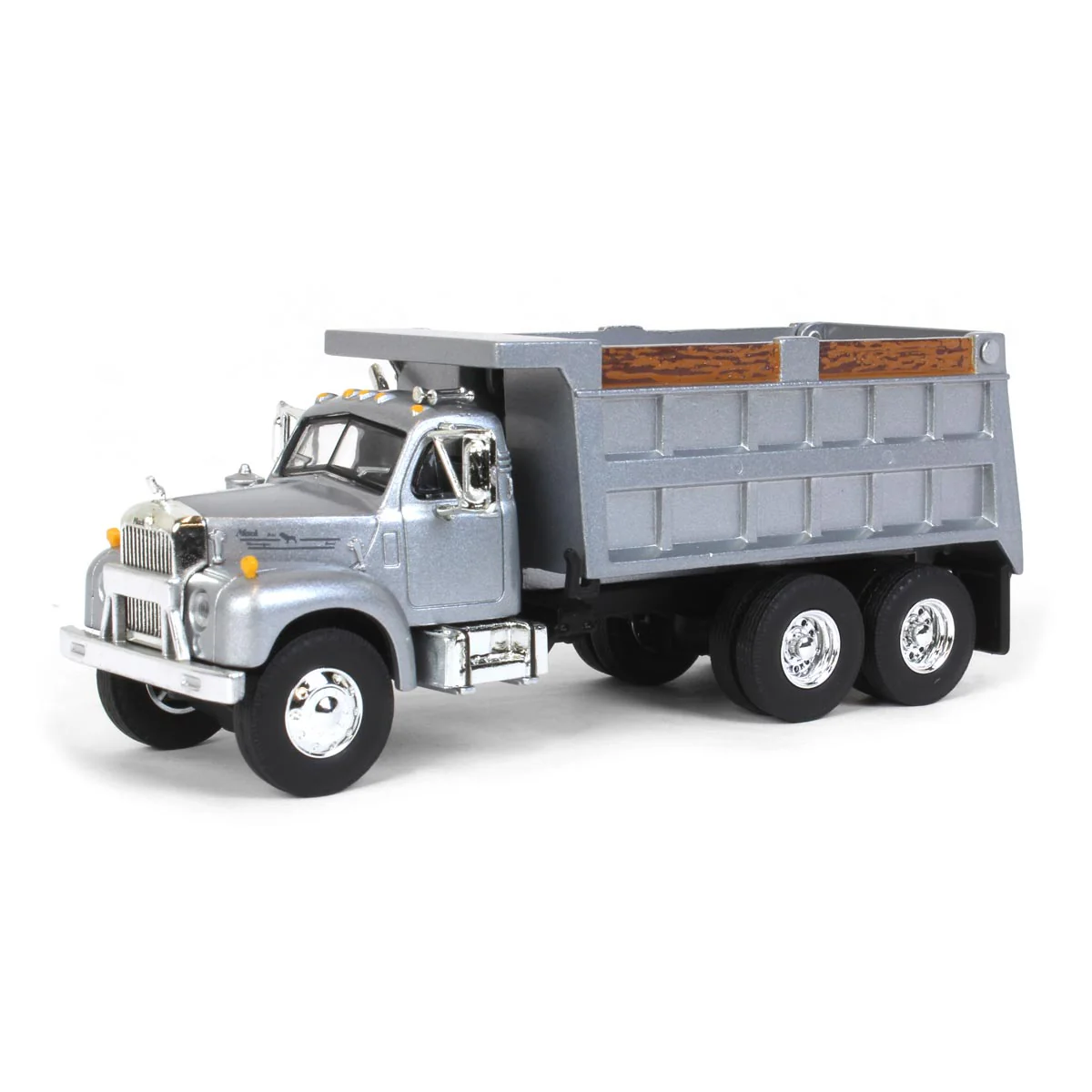 1/64 Mack B-61 Dump Truck by First Gear, Gray