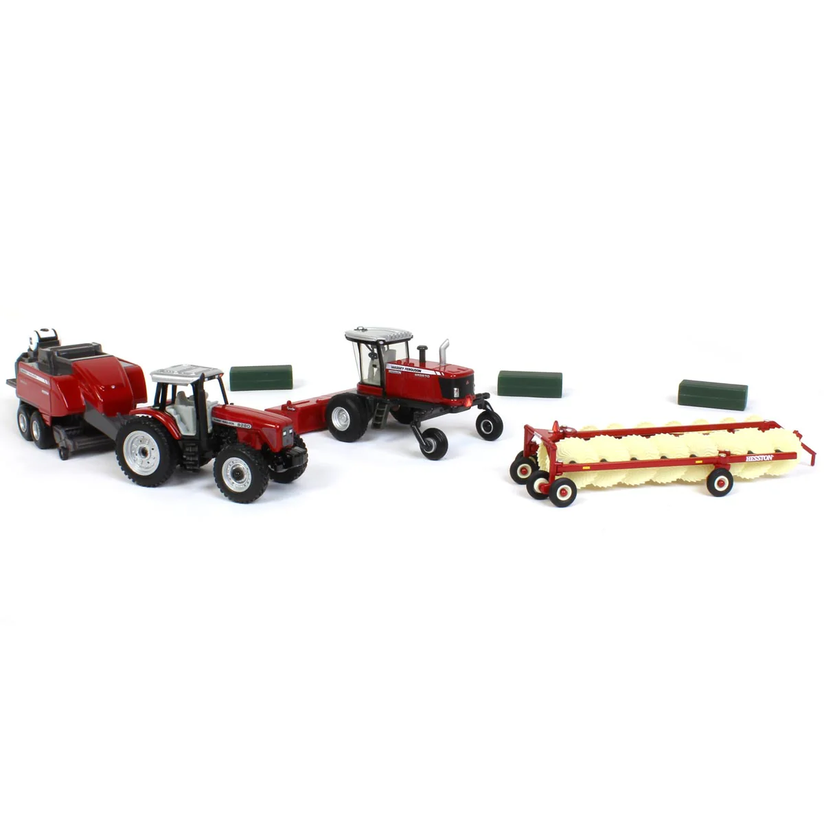 1/64 Massey Ferguson 4 Piece Haying Set - Image 2