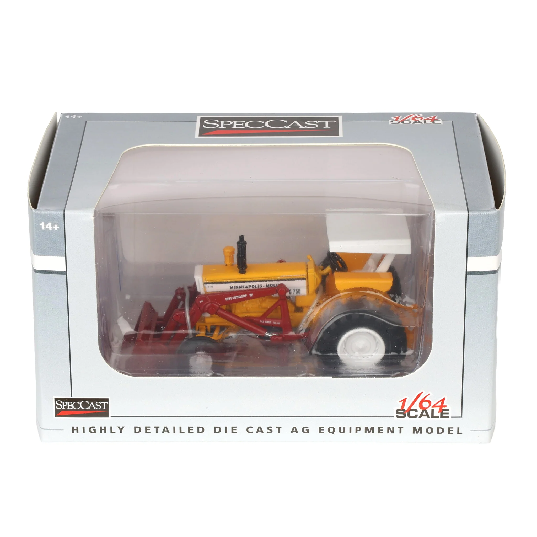 1/64 Minneapolis Moline G750 Tractor with Wide Front & Loader by SpecCast - Image 6