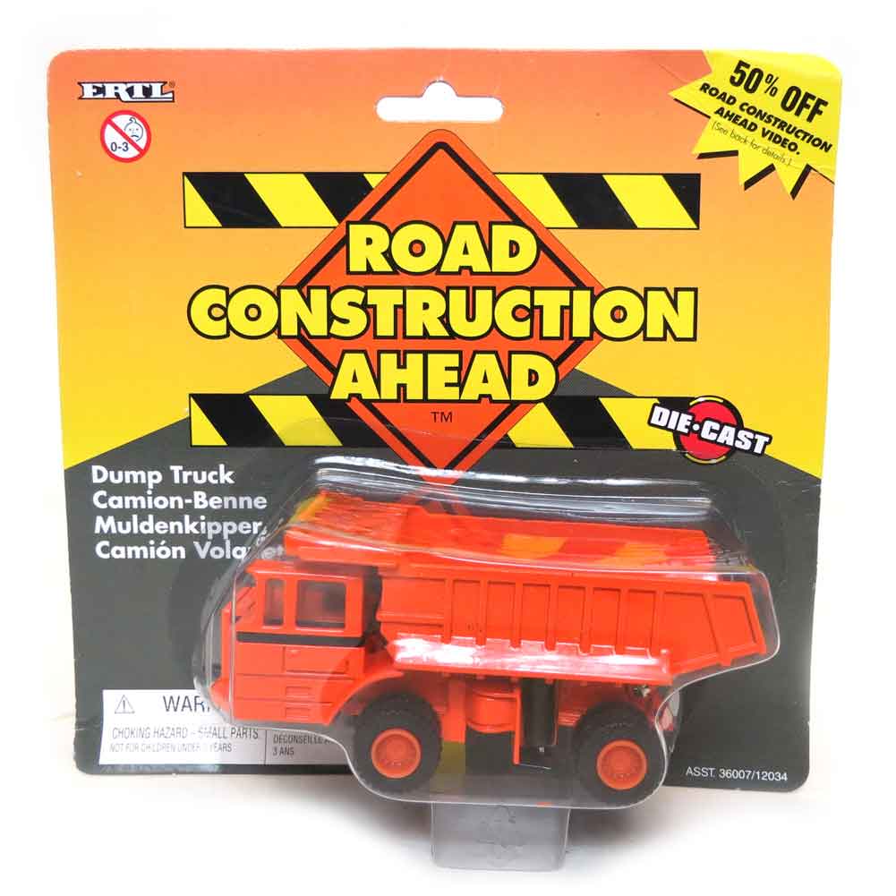 1/64 Orange DOT Die-cast Mining Dump Truck by ERTL