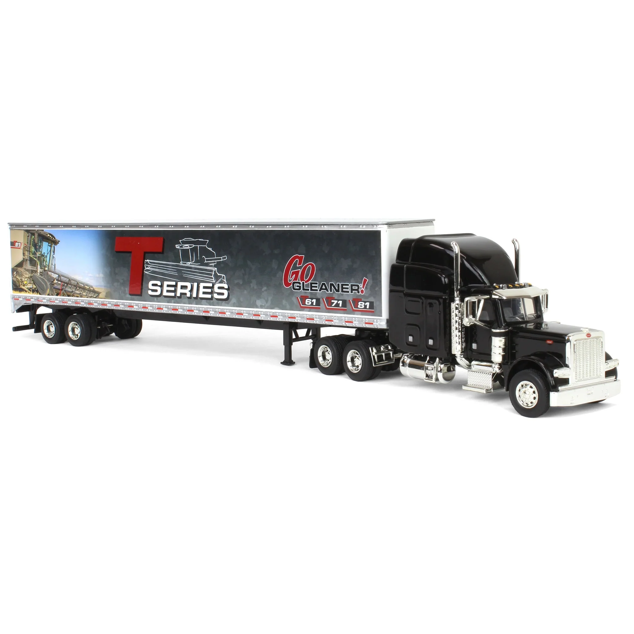 1/64 Peterbilt 379 Semi Truck with Box Trailer by SpecCast, Gleaner T Series Combine - Image 2