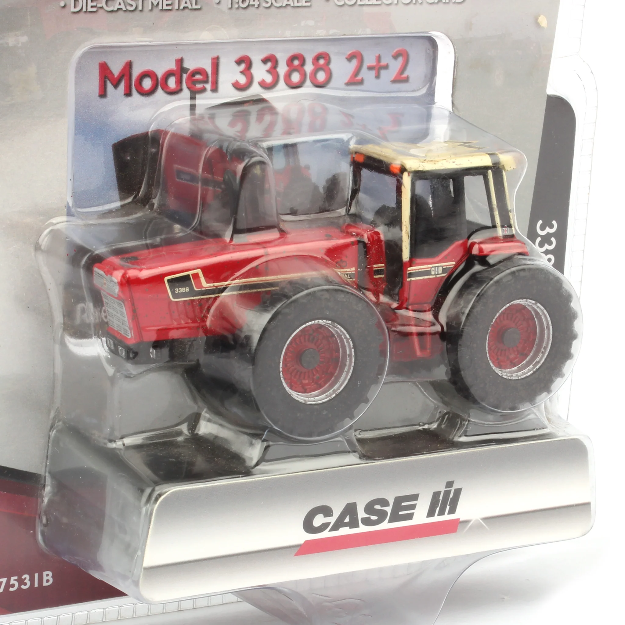 "Muddy" Edition ~ 1/64 International Harvester 3388 2+2 4WD Tractor with White Cab, ERTL Premiere #7 - Image 2