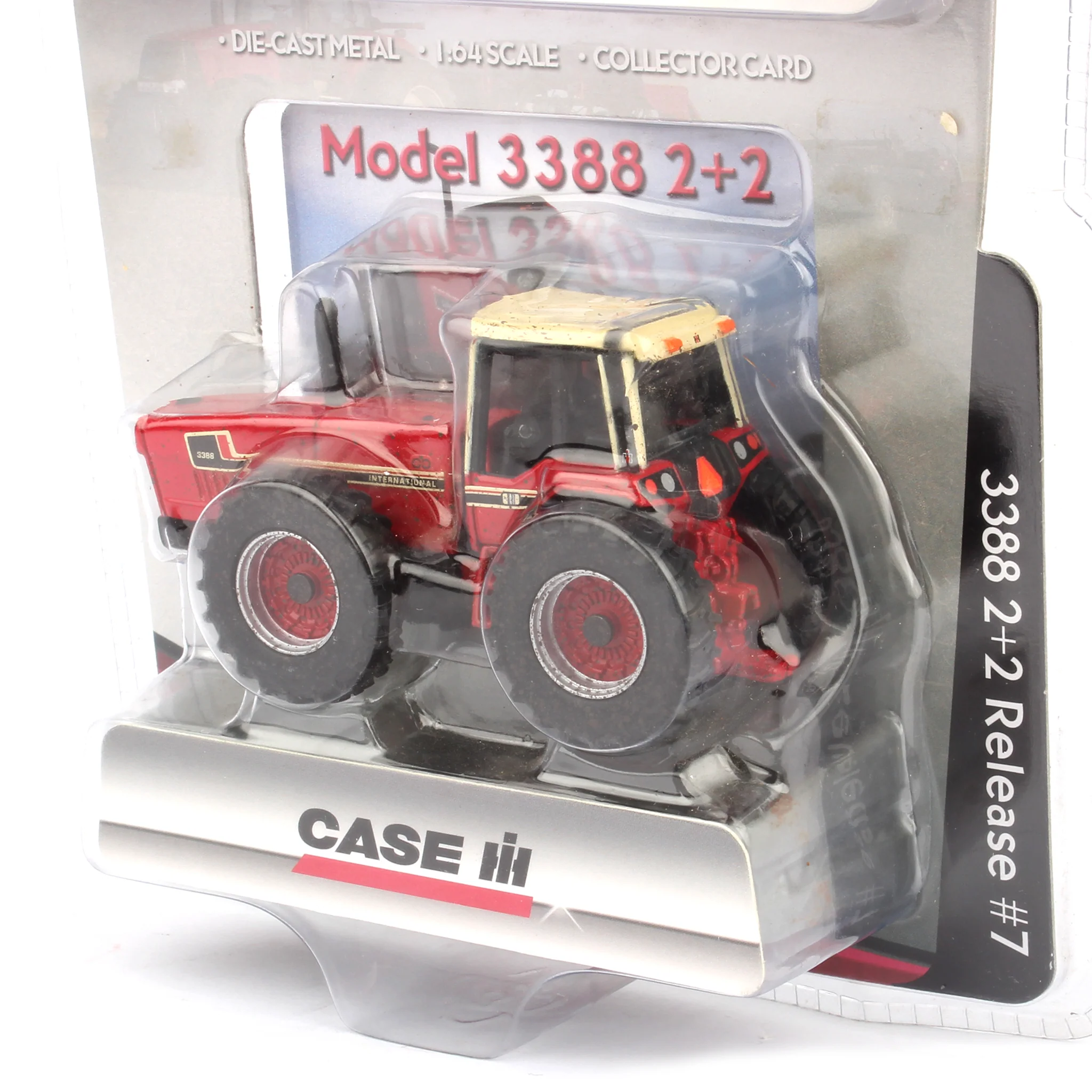 "Muddy" Edition ~ 1/64 International Harvester 3388 2+2 4WD Tractor with White Cab, ERTL Premiere #7 - Image 3