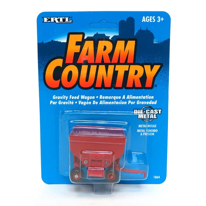 1/64 Red Gravity Feed Wagon by ERTL