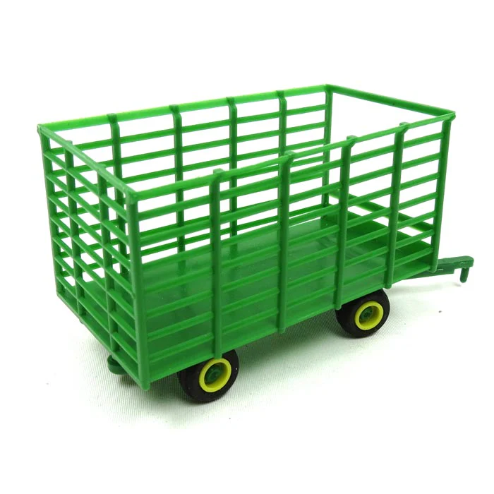 1/64 Green Hay Wagon with Rubber Tires by Standi Toys - Image 2