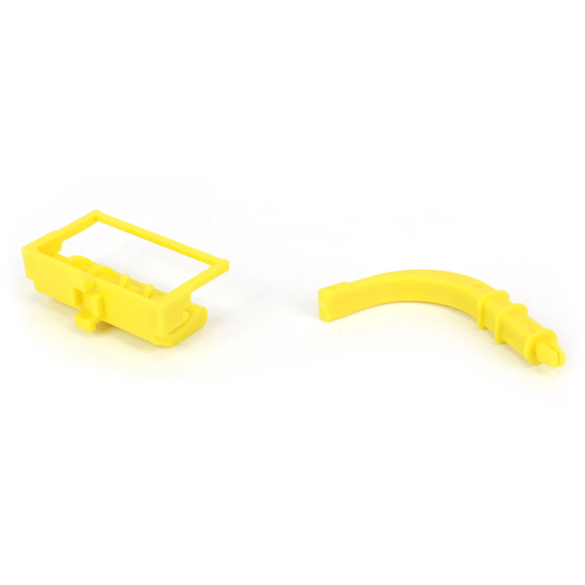 1/64 Plastic Yellow Hay Head & Spout for Pull Type Forage Harvester by Standi Toys - Image 2