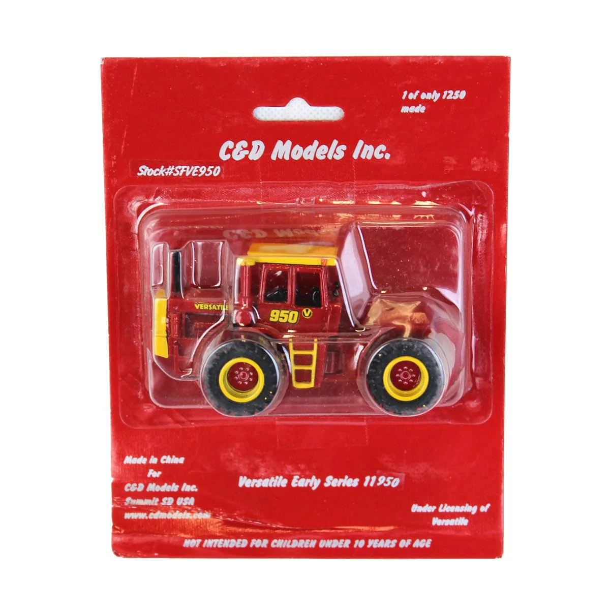 1/64 Versatile 950 4WD Tractor with Duals by C&D Models