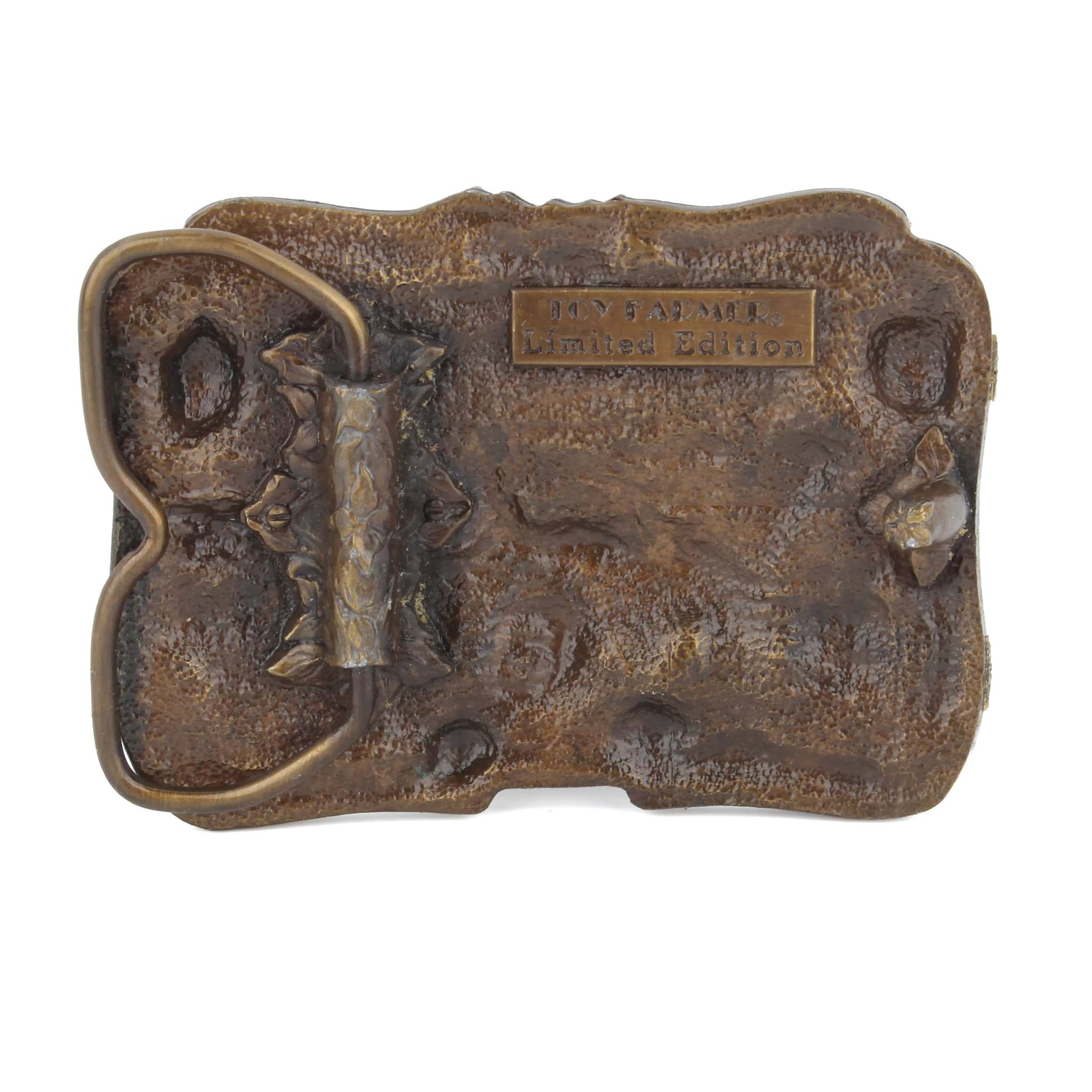 1983 Toy Farmer Steiger Limited Edition Brass Belt Buckle - Image 2