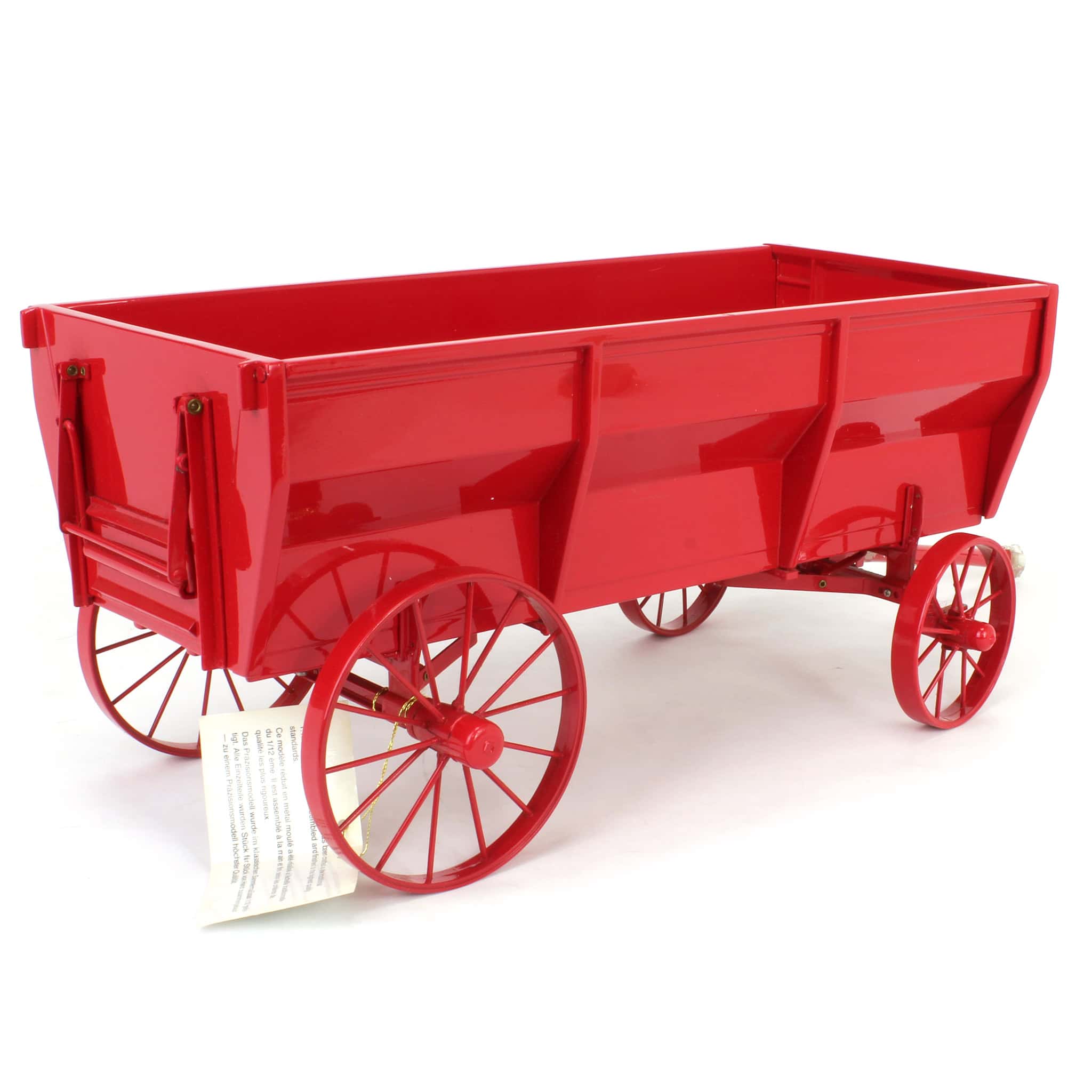 1/12 Red Flare Wagon by Franklin Mint - LOOSE - Image 3