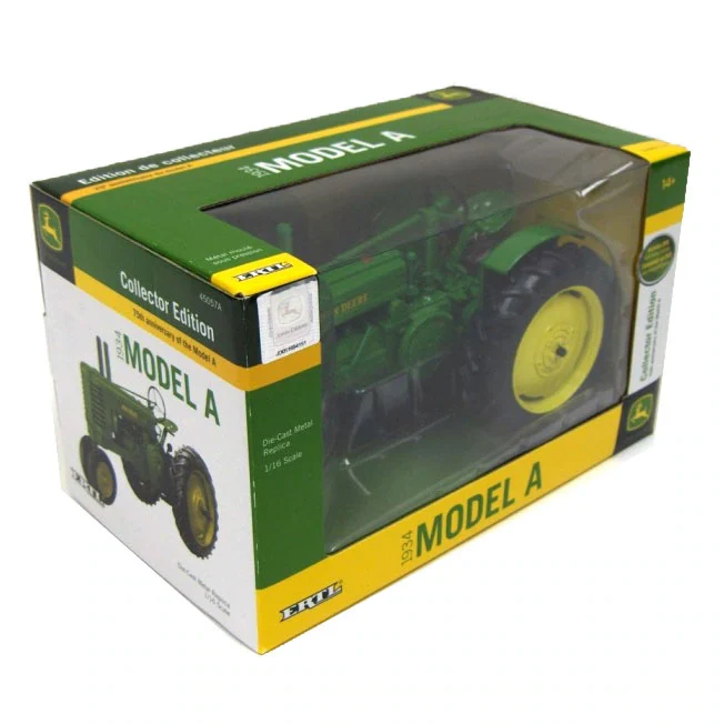 (B&D) 1/16 1934 John Deere A Styled Tractor, 75th Anniversary Collector Edition - Missing DVD, Damaged Box - Image 6