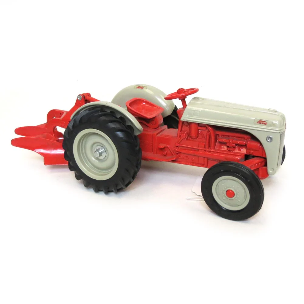 (B&D) 1/16 Ford 8N Tractor with 2 Bottom Dearborn Plow by ERTL- Damaged Box