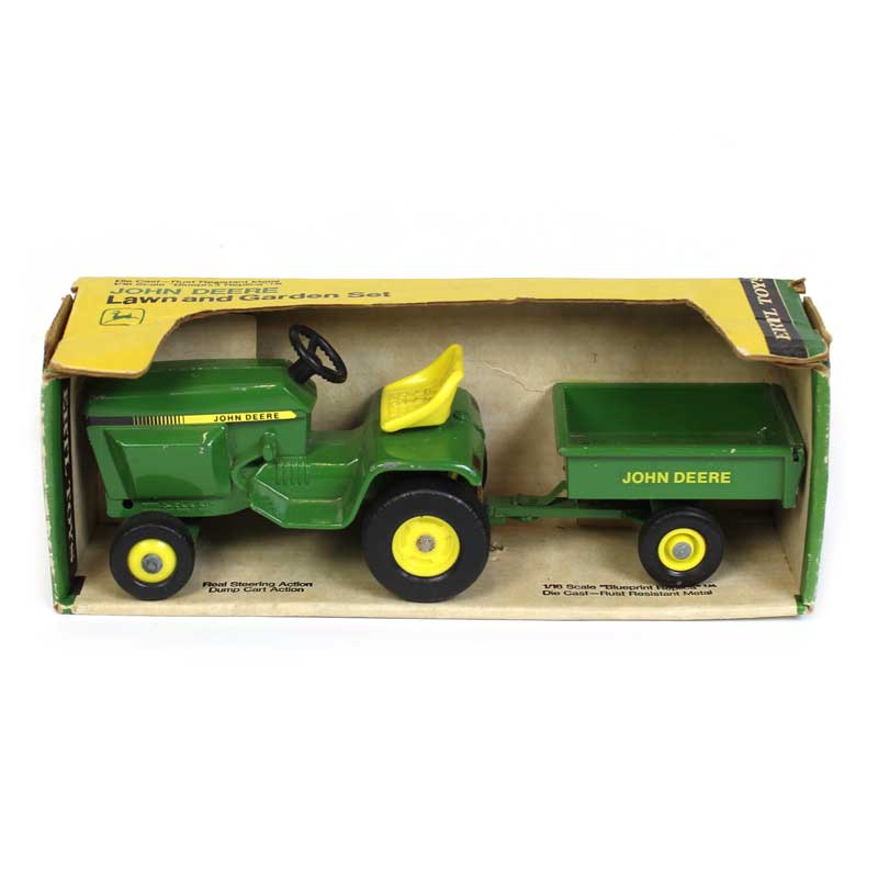 1/16 John Deere Lawn & Garden Tractor and Cart Set by ERTL